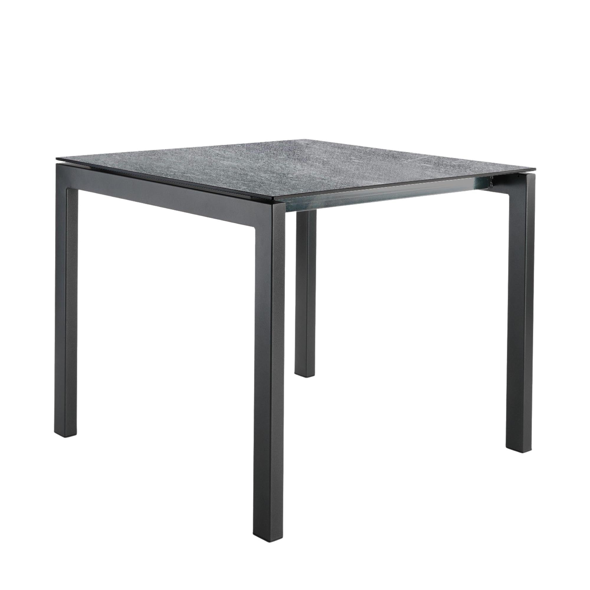Luzern Glasfaser-Gartentisch Decor 80x80 in Beton präsentiert im Onlineshop von KAQTU Design AG. Gartentisch ist von Schaffner