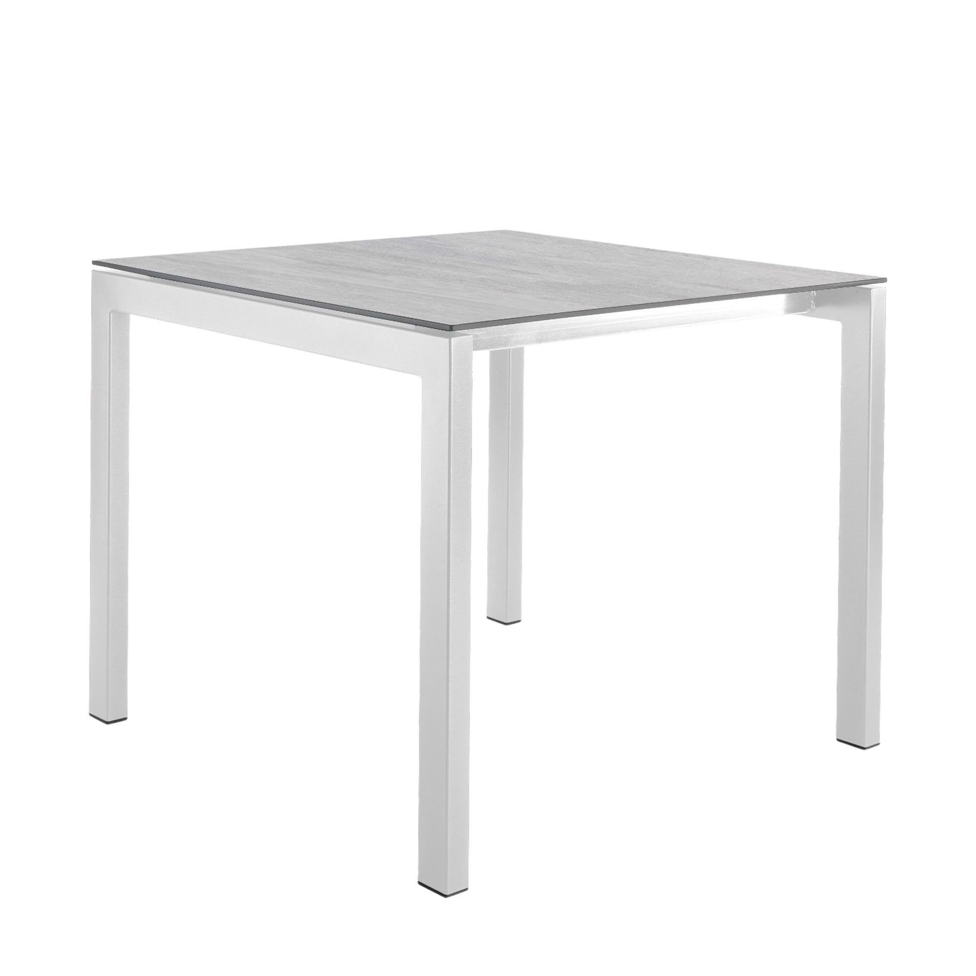Luzern Glasfaser-Gartentisch Decor 90x90 in Stromboli hell präsentiert im Onlineshop von KAQTU Design AG. Gartentisch ist von Schaffner