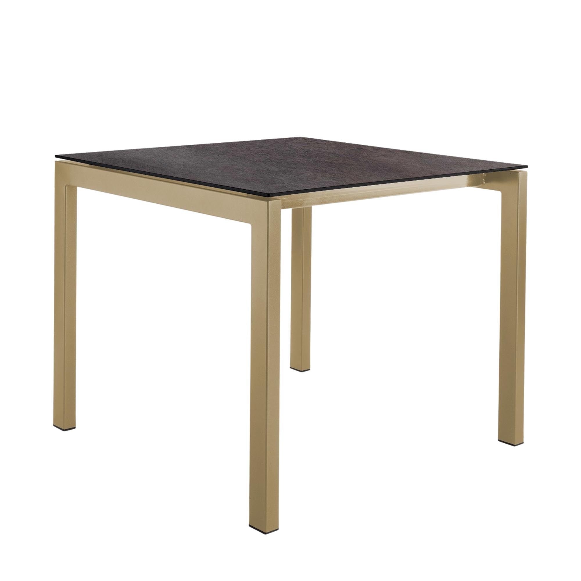 Luzern Glasfaser-Gartentisch Decor 90x90 in Cooperfield präsentiert im Onlineshop von KAQTU Design AG. Gartentisch ist von Schaffner