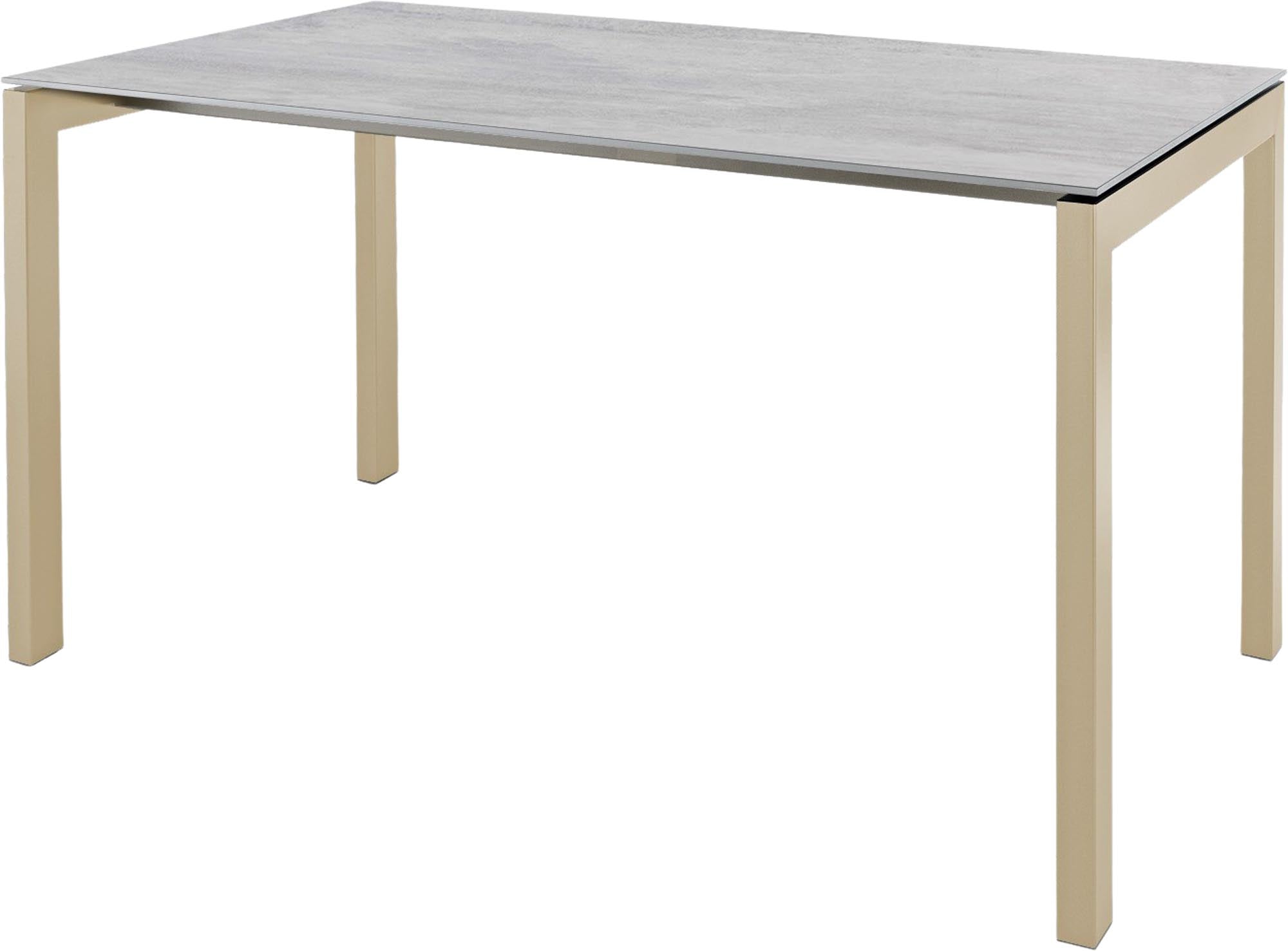 Luzern Glasfaser-Gartentisch 160x90 in Stromboli hell / Pastellsand präsentiert im Onlineshop von KAQTU Design AG. Gartentisch ist von Schaffner