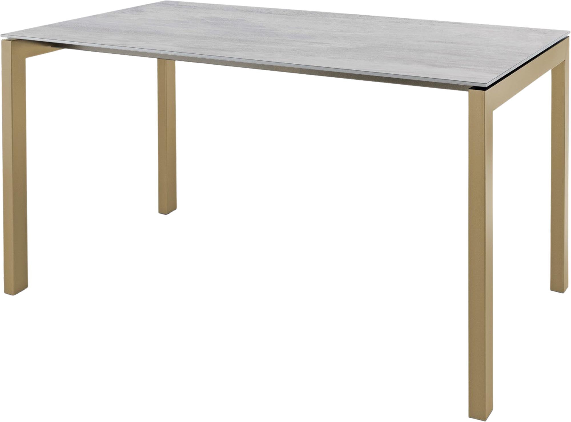 Luzern Glasfaser-Gartentisch 160x90 in Stromboli hell / Pastellbraun präsentiert im Onlineshop von KAQTU Design AG. Gartentisch ist von Schaffner