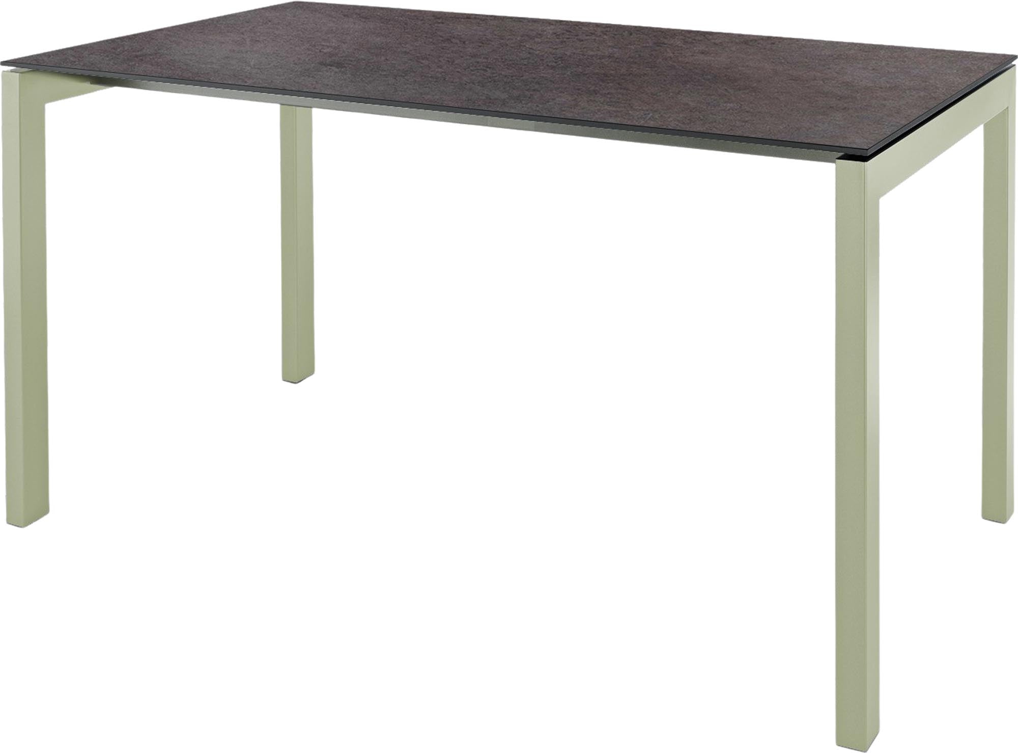 Moderner Fiberglastisch Luzern 160x90 von Schaffner für den Aussenbereich.