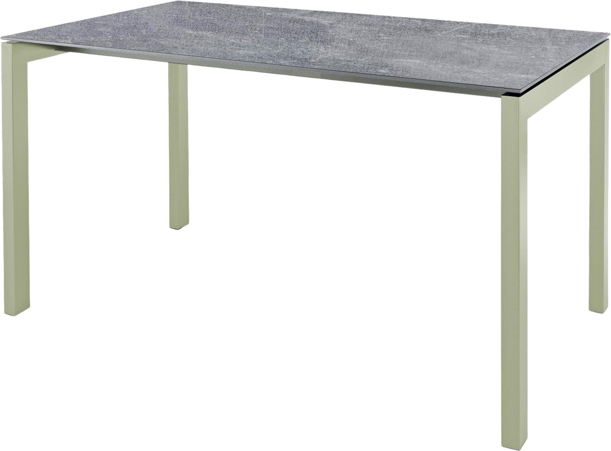 Luzern Glasfaser-Gartentisch 160x90 in Beton präsentiert im Onlineshop von KAQTU Design AG. Gartentisch ist von Schaffner
