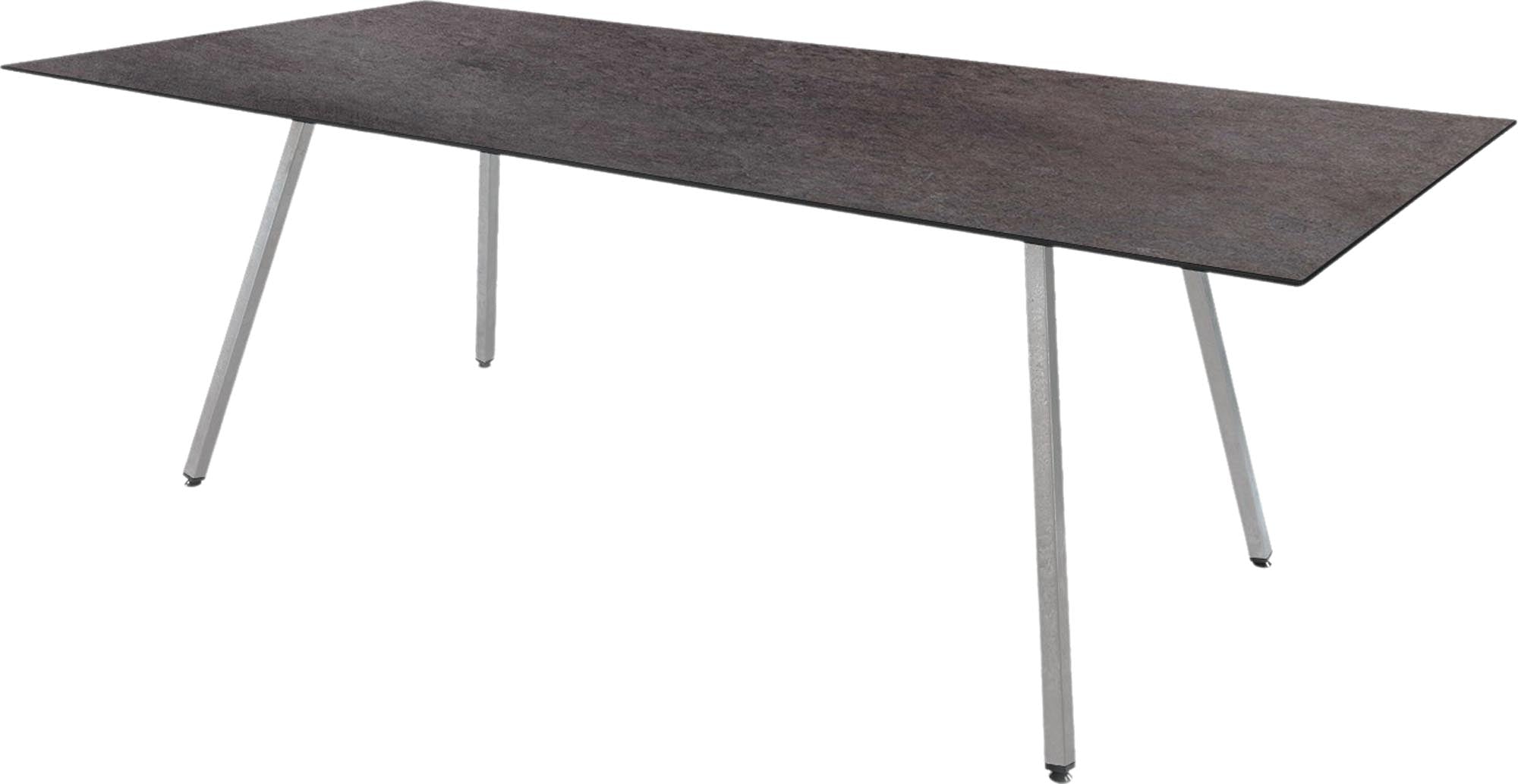 Eleganter Fiberglastisch Chur von Schaffner: Leicht, wetterfest und pflegeleicht – ideal für stilvolle Gartenmomente.