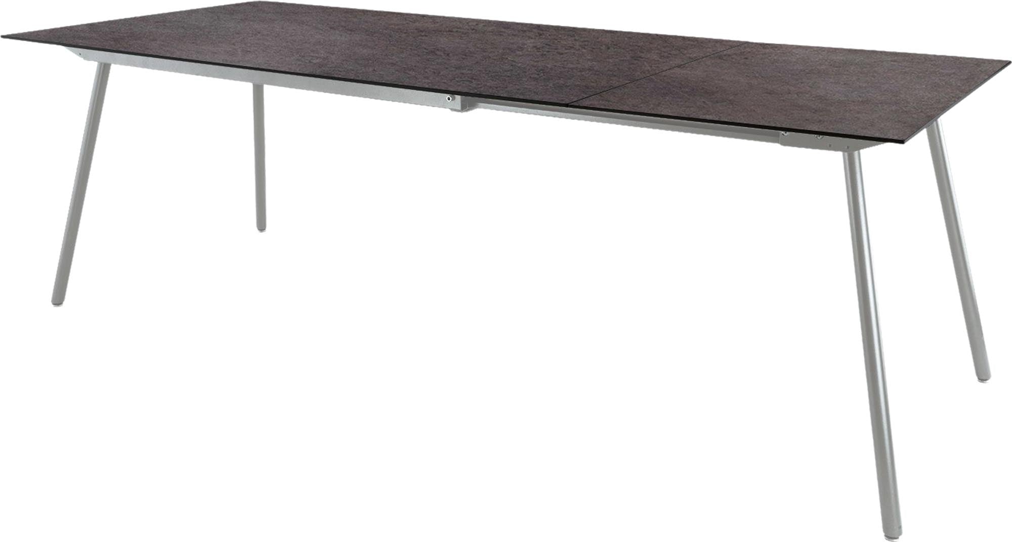 Locarno Glasfaser-Gartentisch 160/220x90 ausziehbar in Cooperfield präsentiert im Onlineshop von KAQTU Design AG. Gartentisch ist von Schaffner