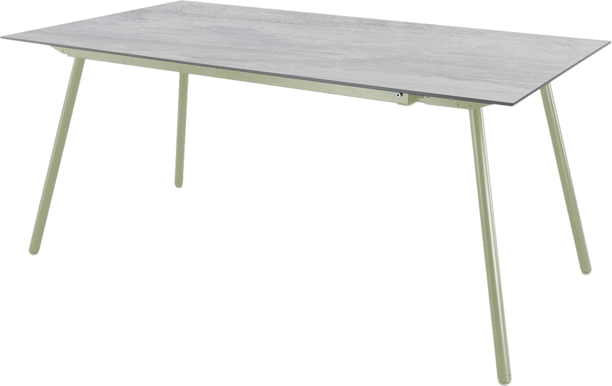 Schaffner Locarno Glasfaser-Gartentisch 160x90 cm – wetterfest, langlebig, pflegeleicht, modernes Design, in Schweizer Qualität für Garten, Balkon und Terrasse.