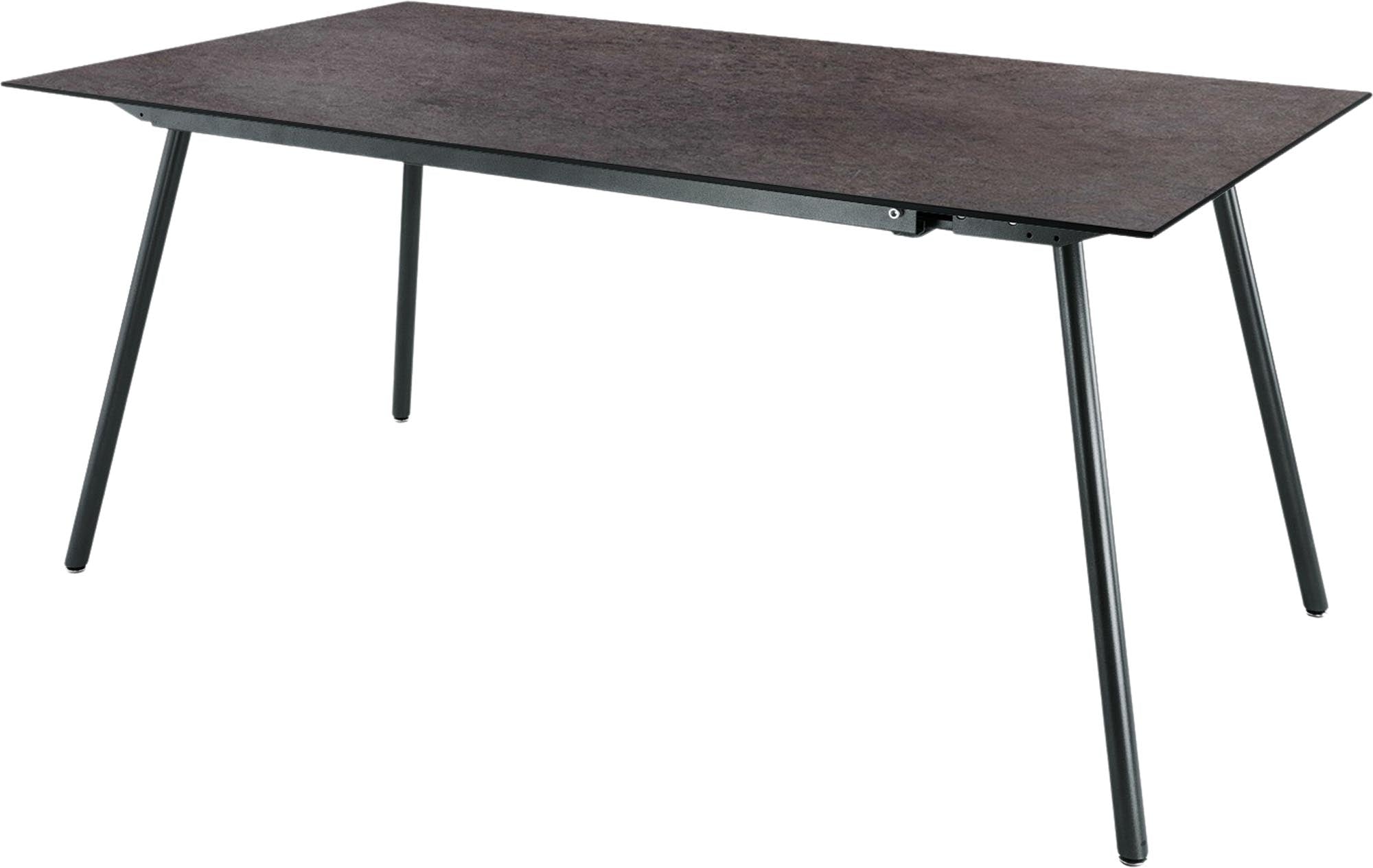 Eleganter 160x90 cm Glasfaser-Gartentisch von Schaffner, wetterfest, robust, pflegeleicht und in vielen Farben – perfekt für Garten, Balkon und Terrasse.