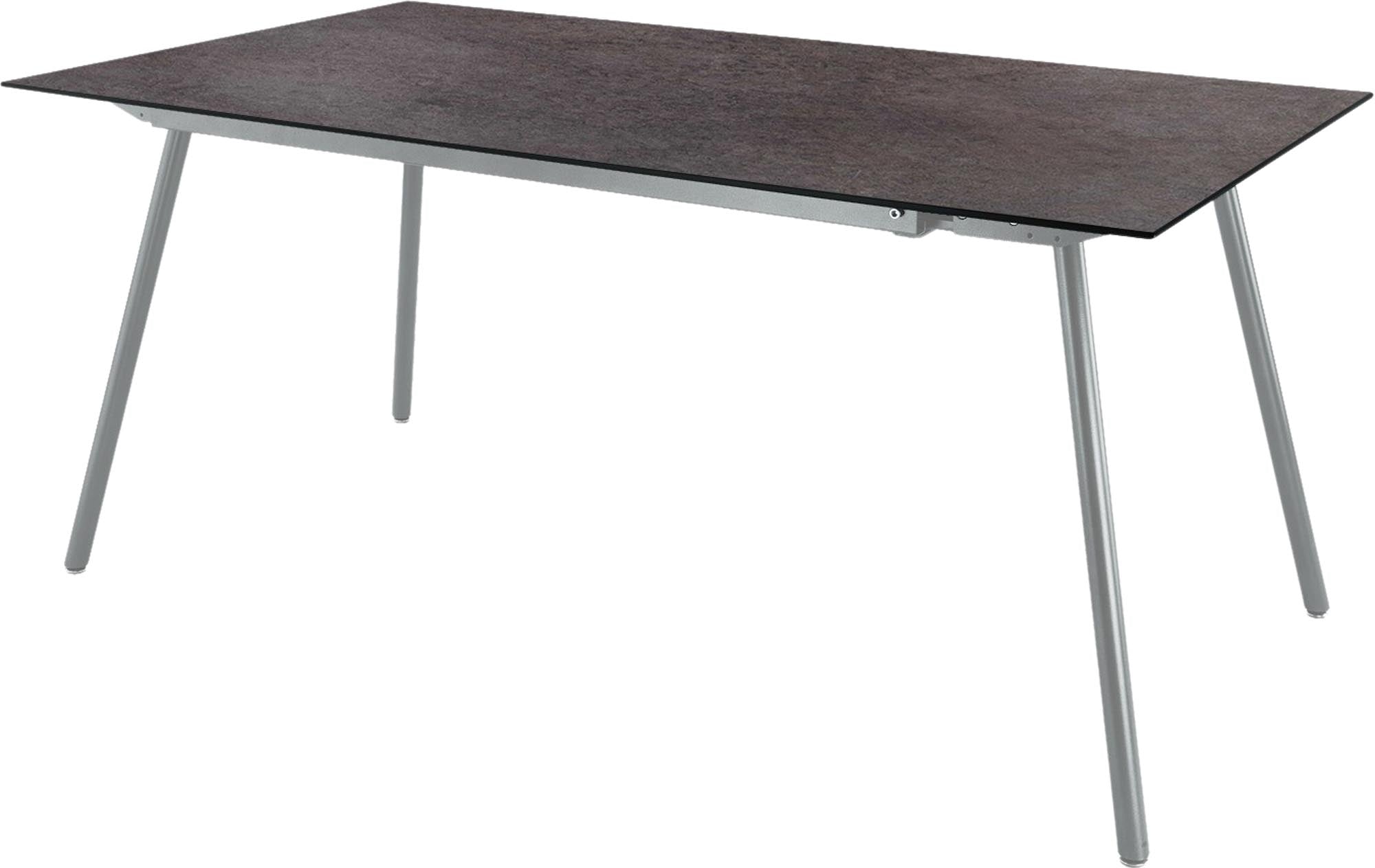 Fiberglastisch Locarno: Robuster Design-Tisch für den Aussenbereich.