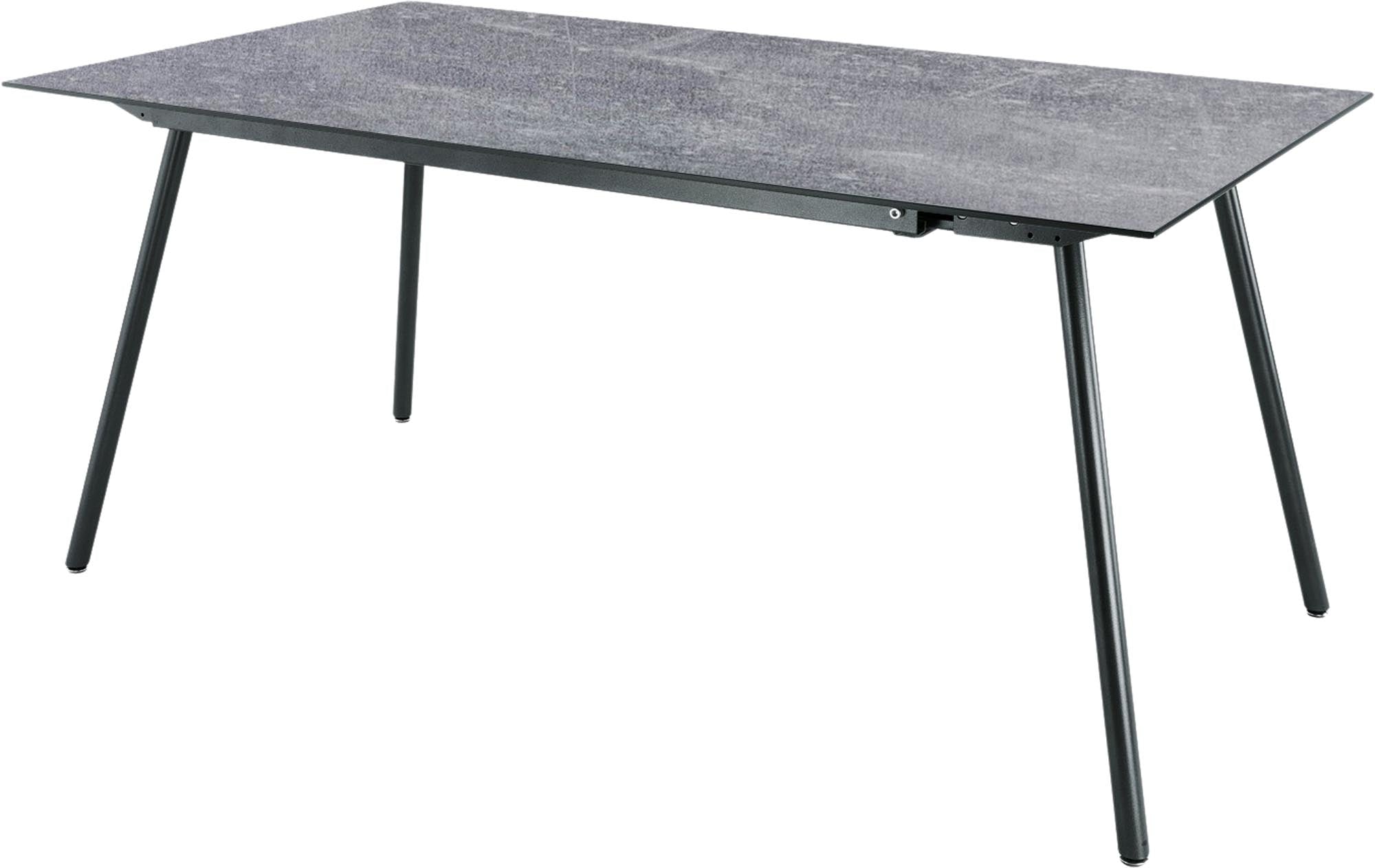 Eleganter Glasfaser-Gartentisch 160x90 aus Schweizer Herstellung, wetterfest, robust, pflegeleicht und in zahlreichen Farben für Ihren stilvollen Außenbereich.