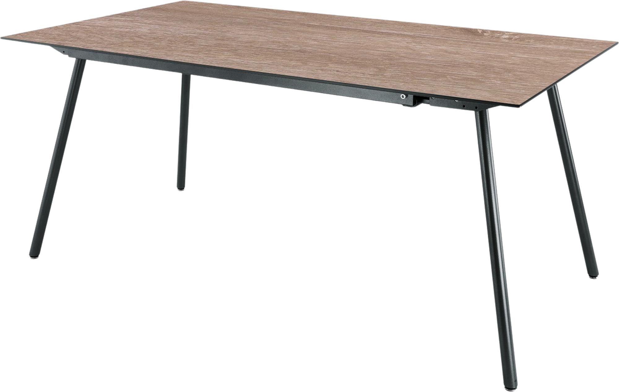 Eleganter Locarno Glasfaser-Gartentisch 160x90 cm von Schaffner, langlebig, wetterfest, pflegeleicht, in vielfältigen Farben – ideal für Garten, Terrasse und Balkon.