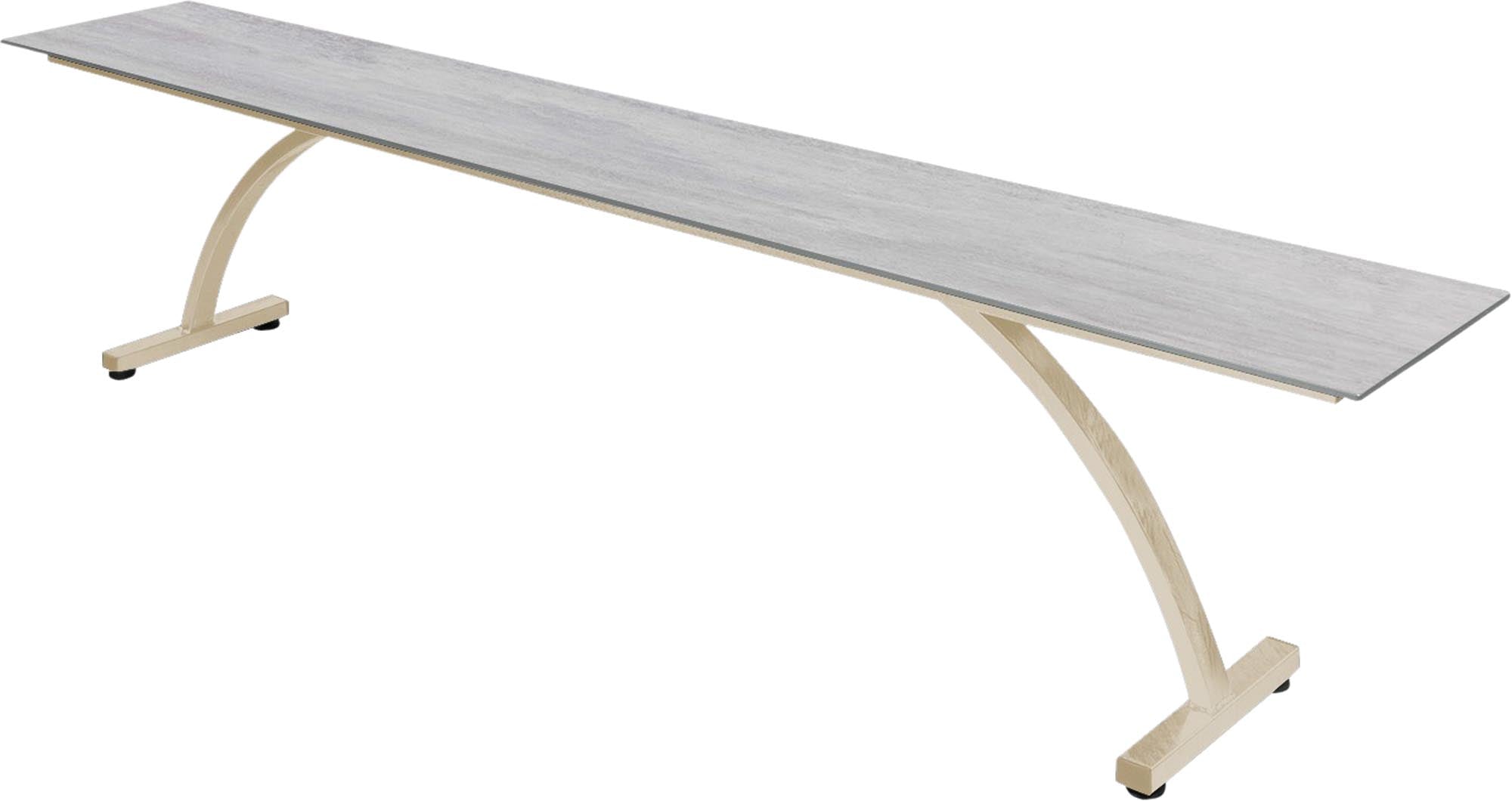 Entdecken Sie die elegante Bernardino Gartenbank aus Glasfaser 220x32 von Schaffner – wetterfest, robust und stilvoll für Ihren Außenbereich.