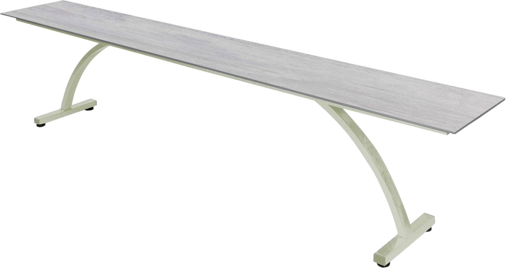 Die Bank Bernardino von Schaffner vereint modernes Design und Komfort, ideal für entspannte Stunden im Garten.