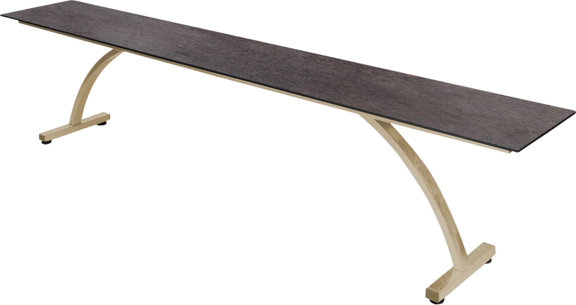 Hochwertige Gartenbank Bernardino aus Glasfaser 220x32 von Schaffner – wetterfest, langlebig, pflegeleicht und in vielfältigen Farben für stilvolle Außenbereiche.