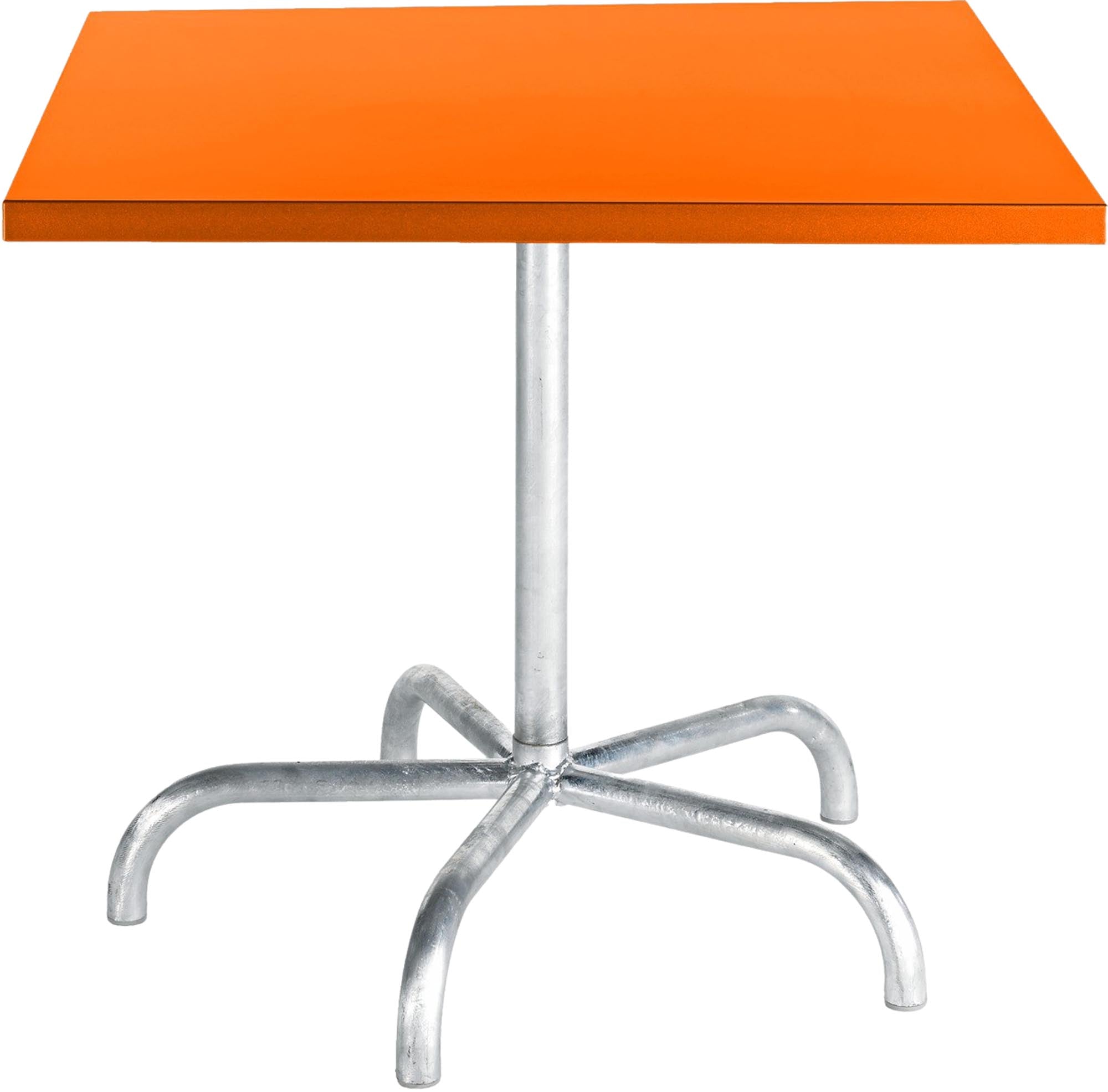 Säntis Metall-Gartentisch 90x90 klappbar in Orange präsentiert im Onlineshop von KAQTU Design AG. Gartentisch ist von Schaffner