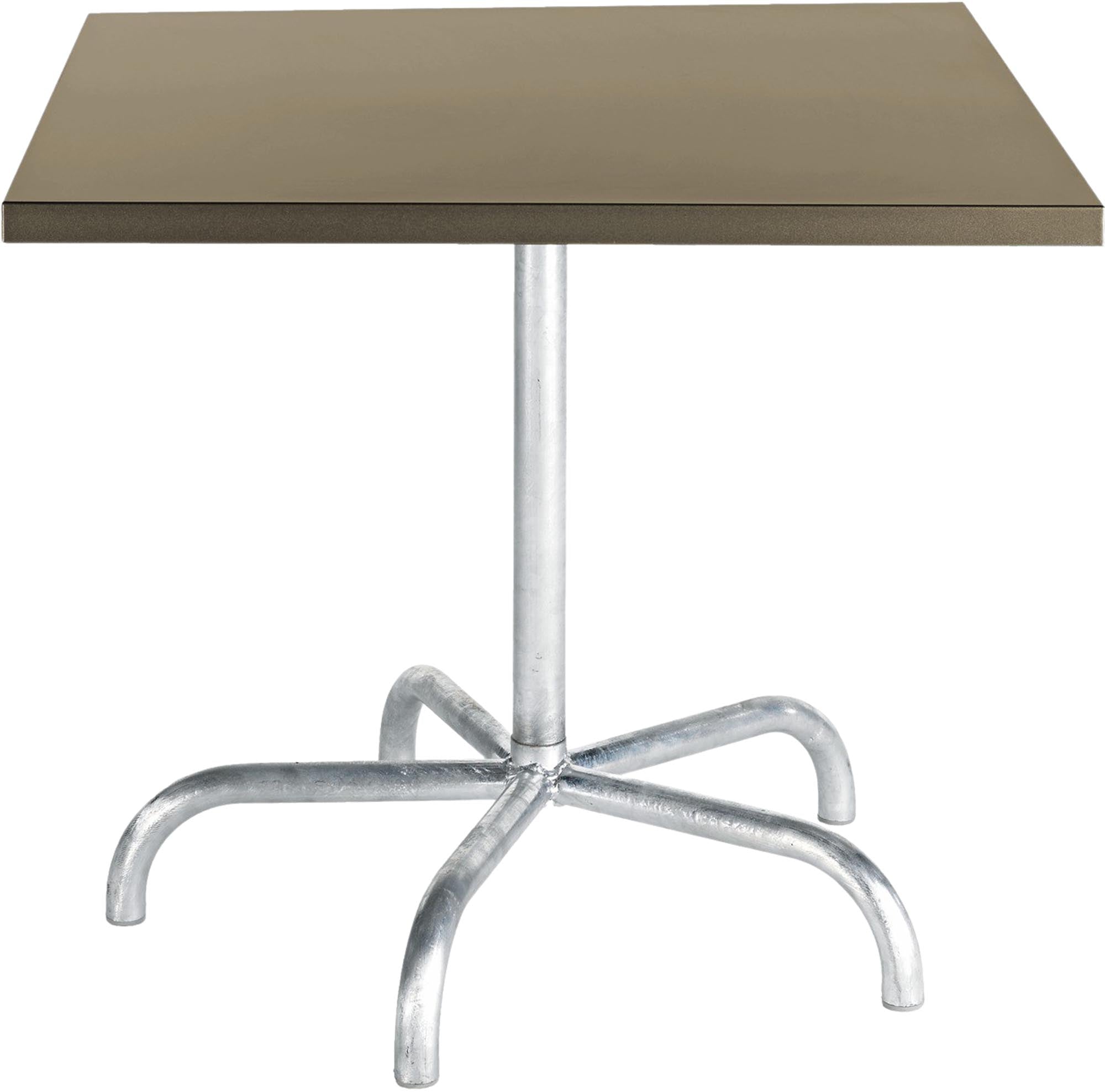 Säntis Metall-Gartentisch 90x90 klappbar in Champagner präsentiert im Onlineshop von KAQTU Design AG. Gartentisch ist von Schaffner