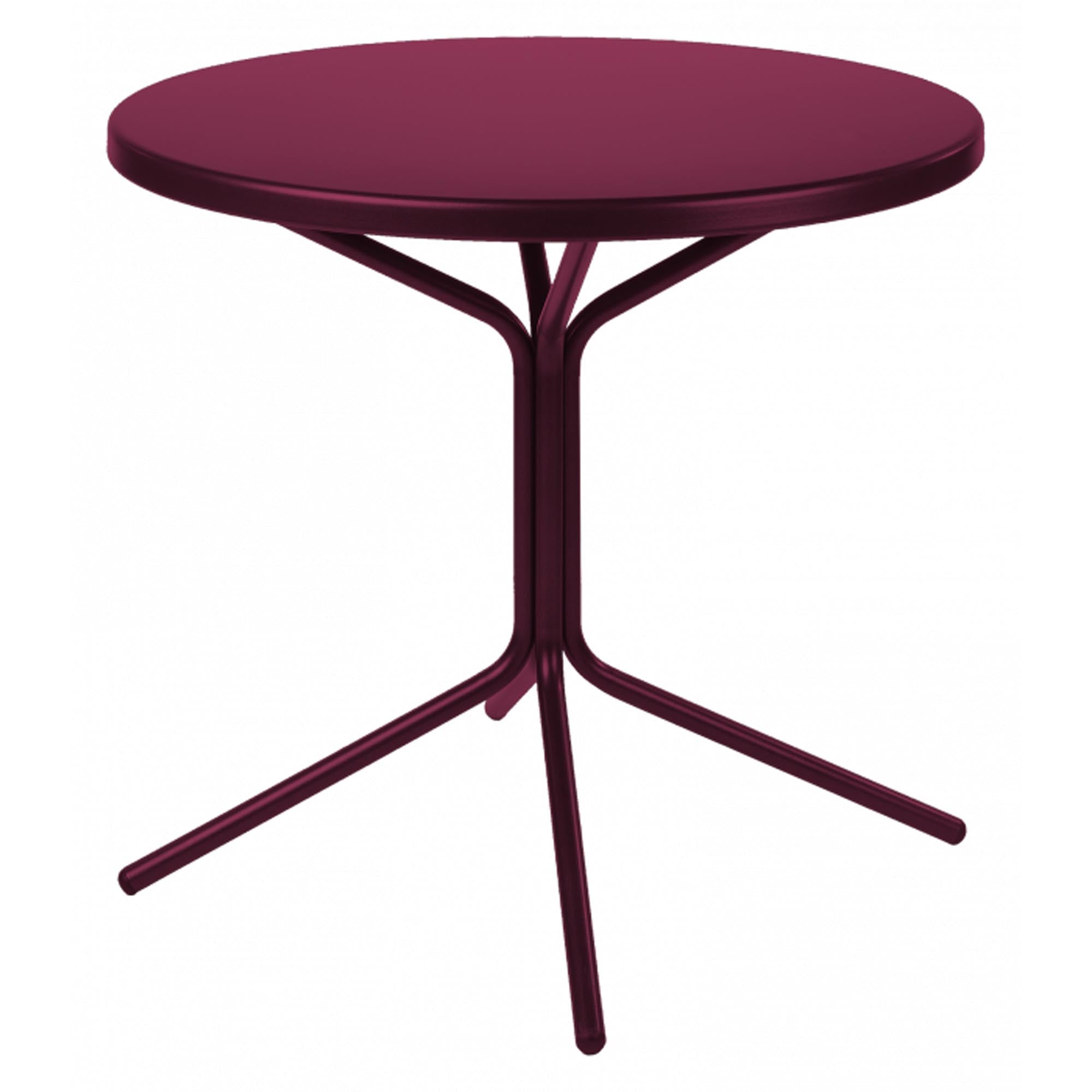 PIX Metall-Beistelltisch Outdoor ø54 / 54 in Bordeaux präsentiert im Onlineshop von KAQTU Design AG. Beistelltisch Outdoor ist von Schaffner