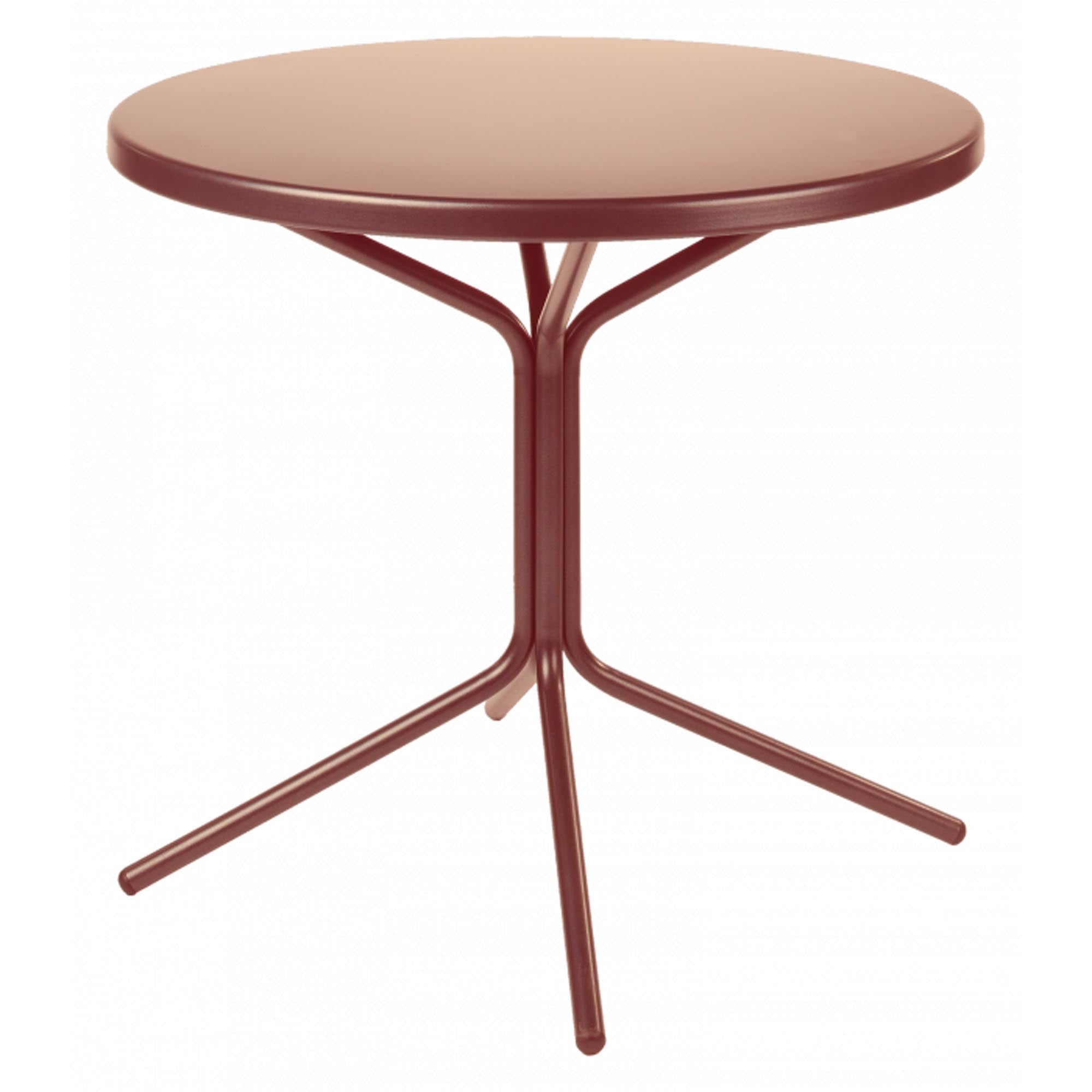 PIX Metall-Beistelltisch Outdoor ø54 / 54 in Pastellterracotta präsentiert im Onlineshop von KAQTU Design AG. Beistelltisch Outdoor ist von Schaffner