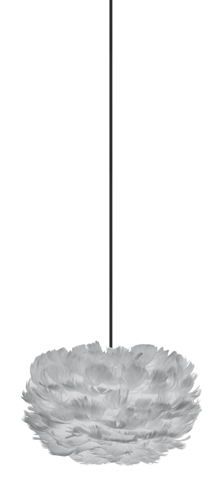 Eos Micro: Luxuriöser Federlampenschirm für ein sanftes Ambiente.