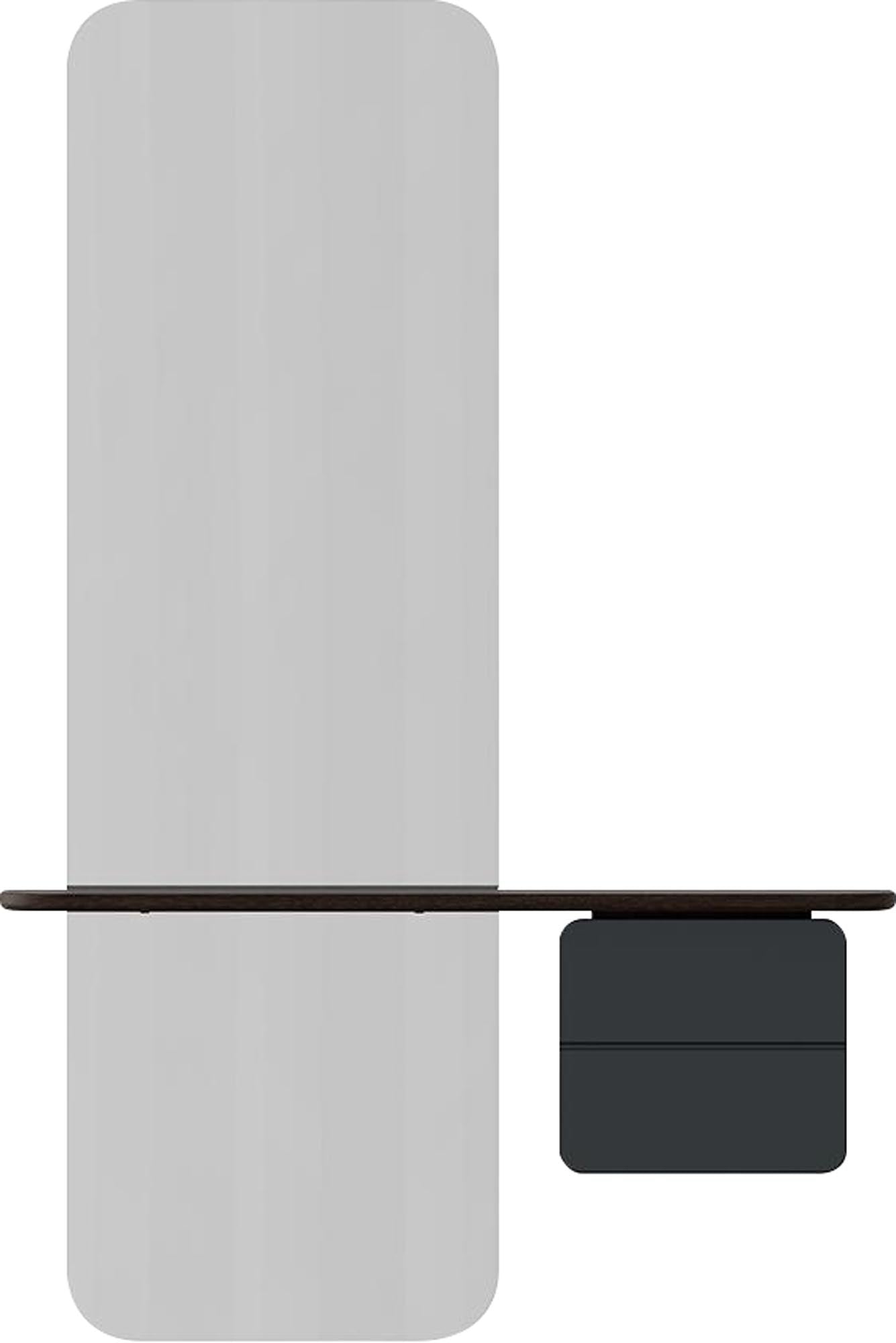 Verleihen Sie Ihrem Raum mit dem One More Look Wandregal von Umage einen modernen Akzent. Dieses elegante Regal aus Eiche ist perfekt für kreative Wandgestaltungen.