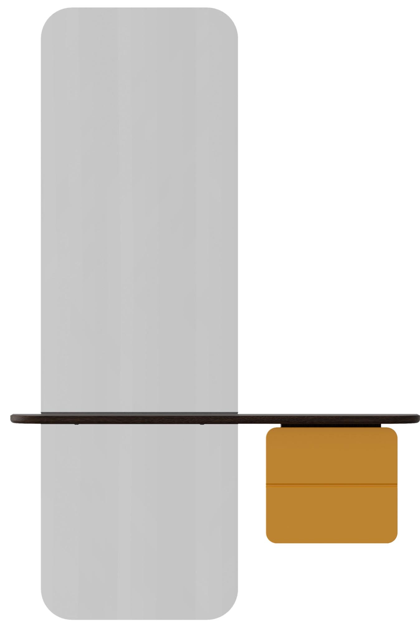 Elegantes Wandregal von Umage aus hochwertiger Eiche, ideal für kreative Raumgestaltungen und stilvolle Präsentationen.