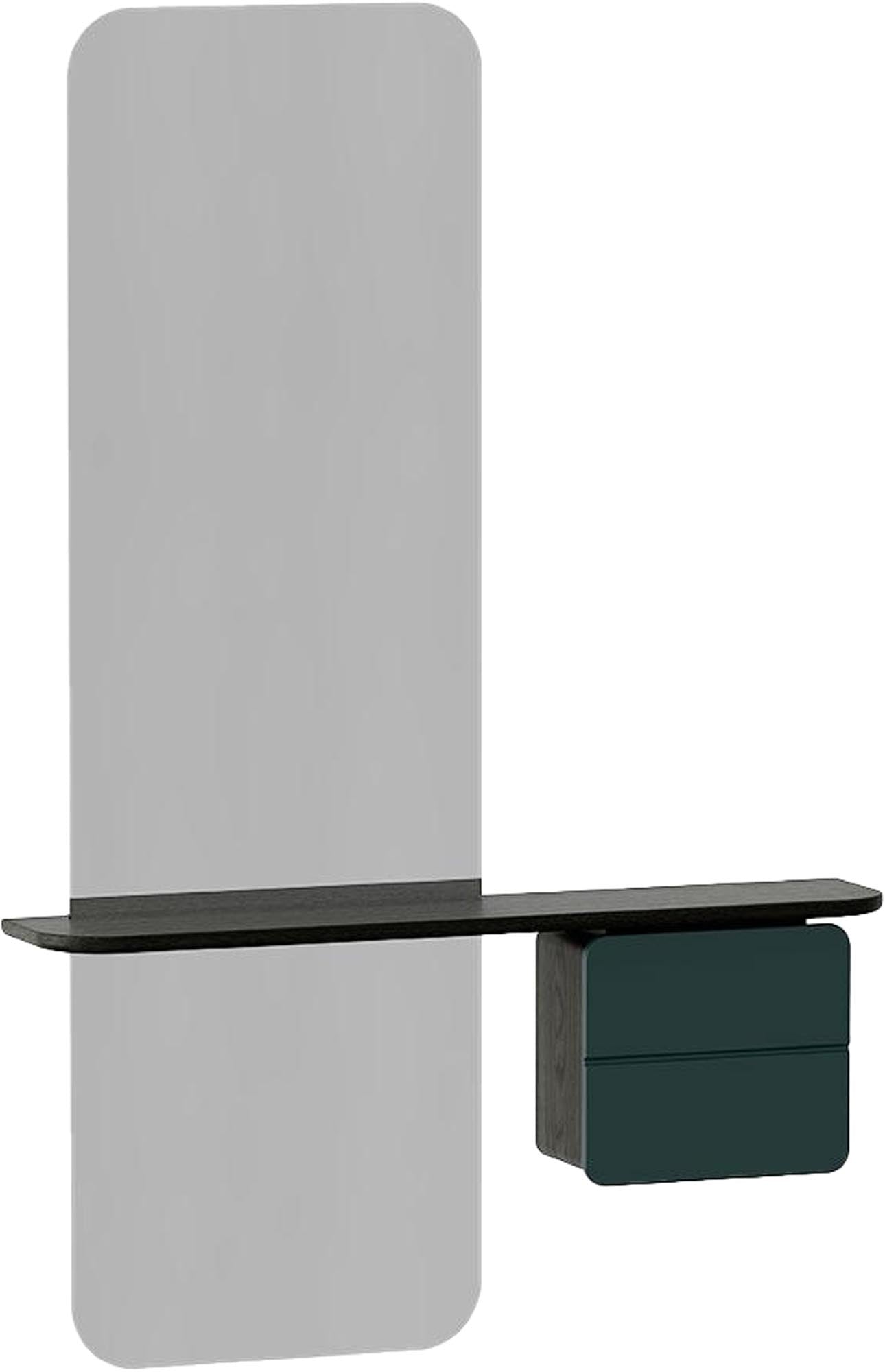 Modernes Umage Wandregal aus Eiche für kreative Wohnideen.