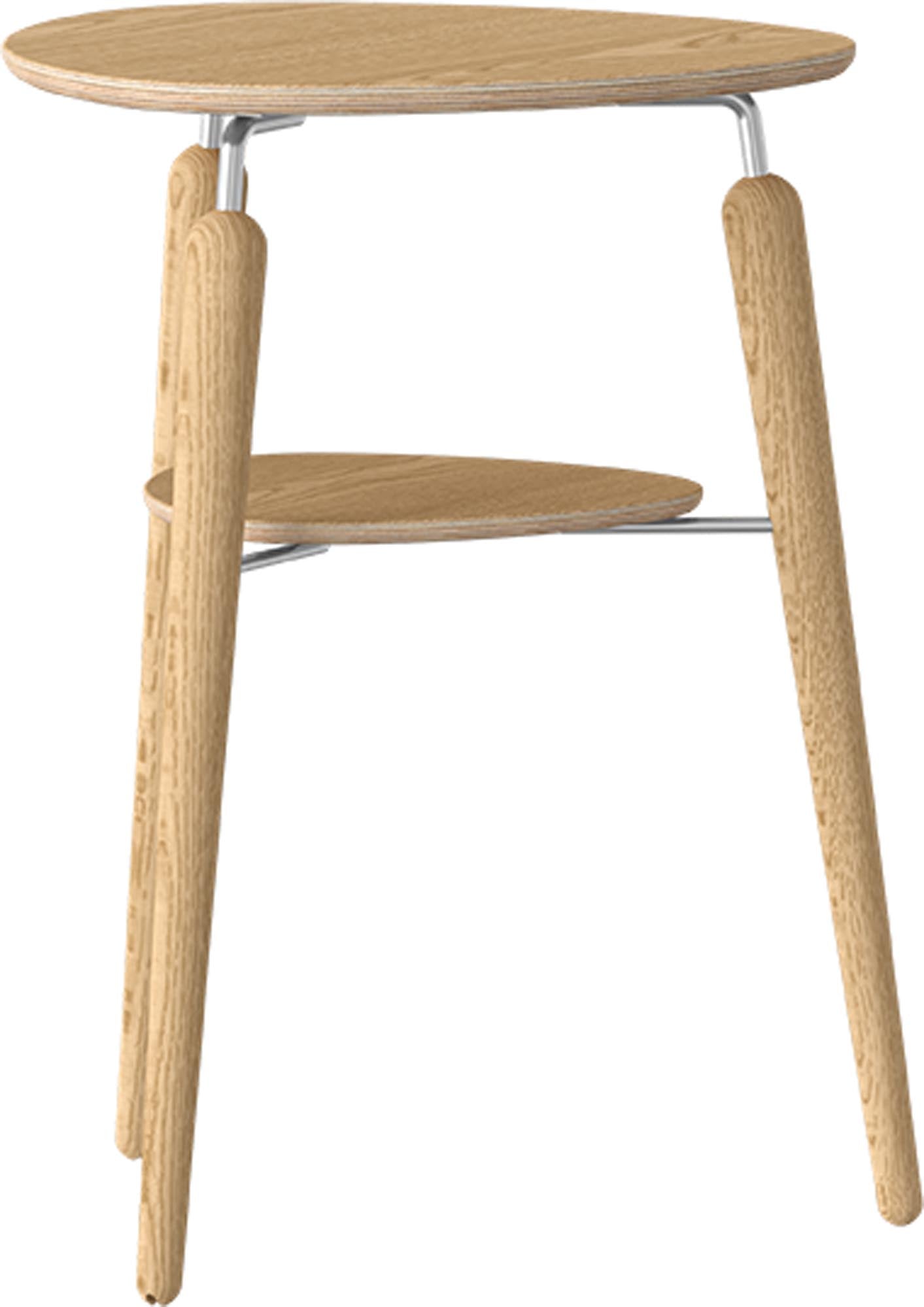 Stilvoller My Spot Beistelltisch von Umage aus Eichenholz mit integriertem USB-Ladehub – ideal für modernes Wohnen und praktische Nutzung.