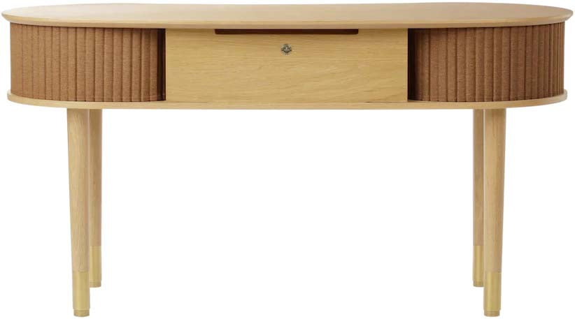 Moderner Umage Schreibtisch: Minimalistisches Design mit Stauraum.