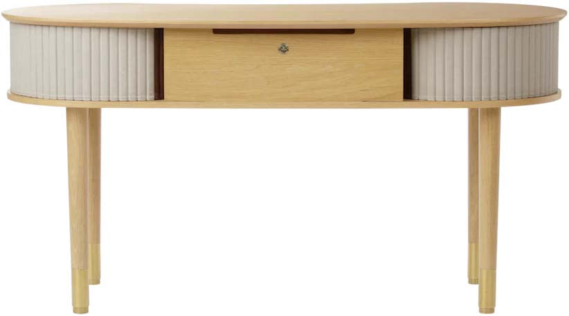 Stilvoller Umage Schreibtisch: Minimalistisches Design mit Stauraum.