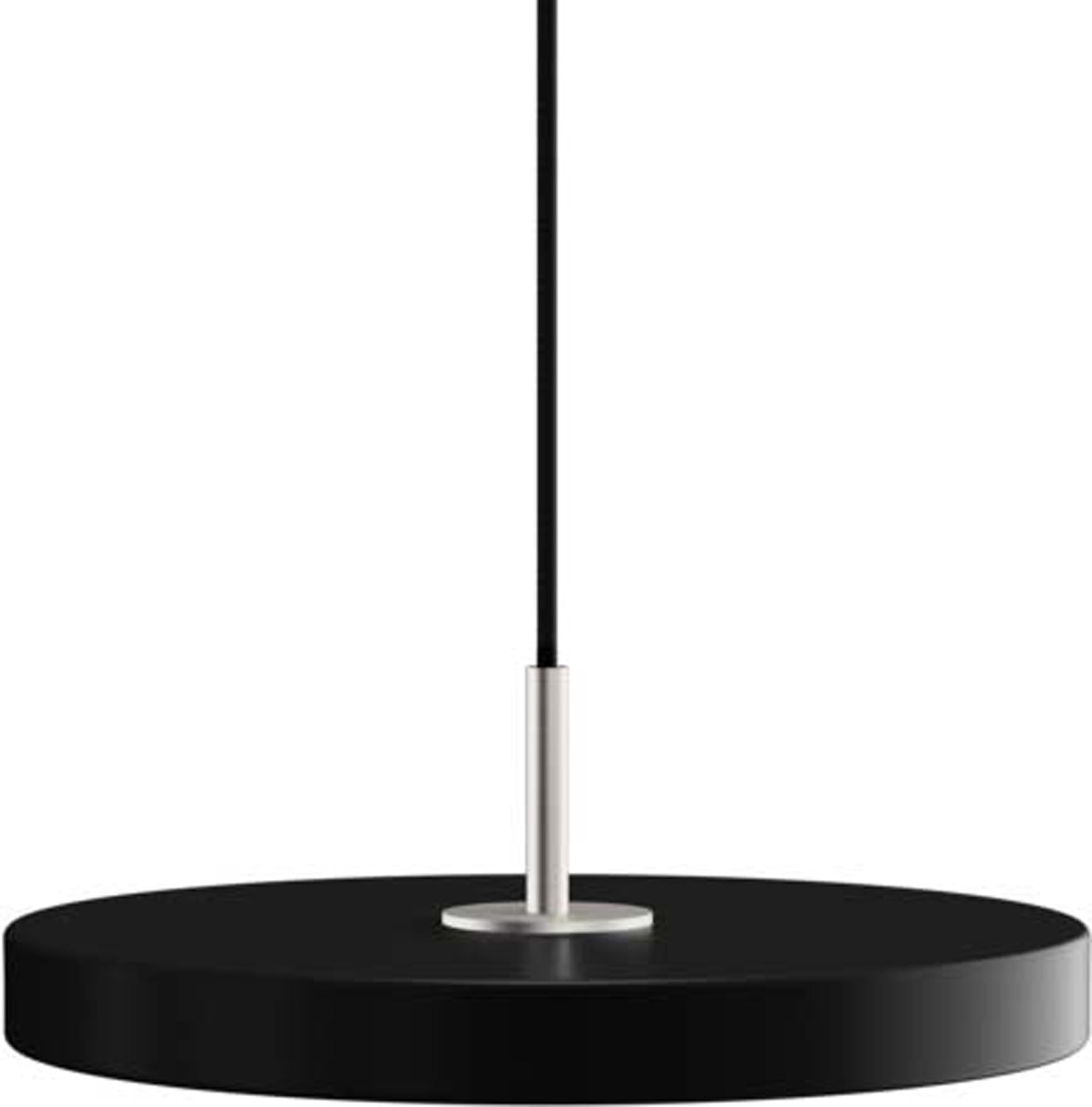 Asteria Plus Mini Pendelleuchte: Elegante, vielseitige Leuchte aus Stahl und Aluminium. Perfekt für Esszimmer, Küche und Büro mit warmem LED-Licht.