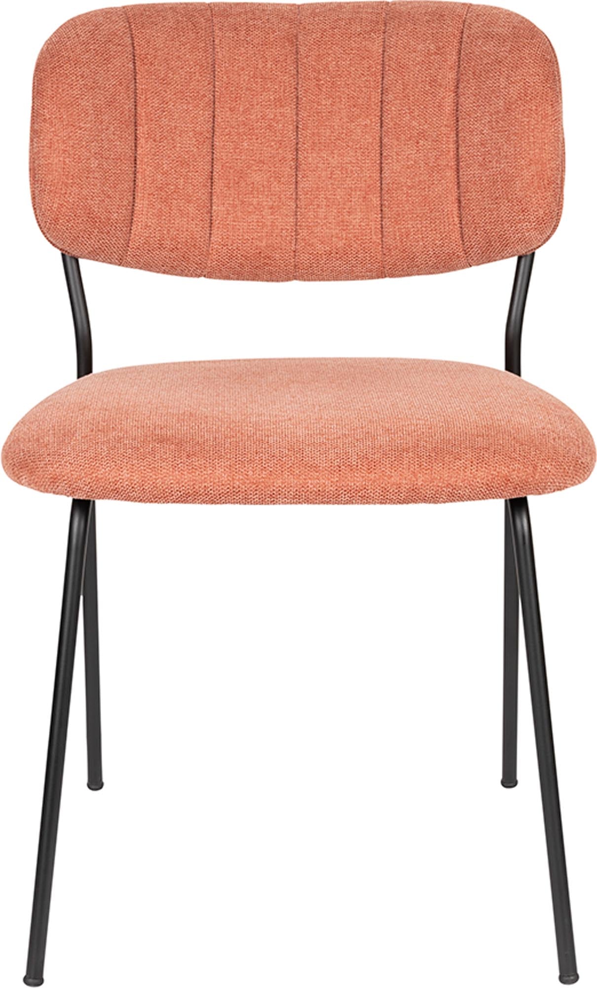 Entdecken Sie den gepolsterten Stuhl Jolien V2 von White Label Living – ein elegantes Möbelstück, das Komfort und Stil in jeden Raum bringt.