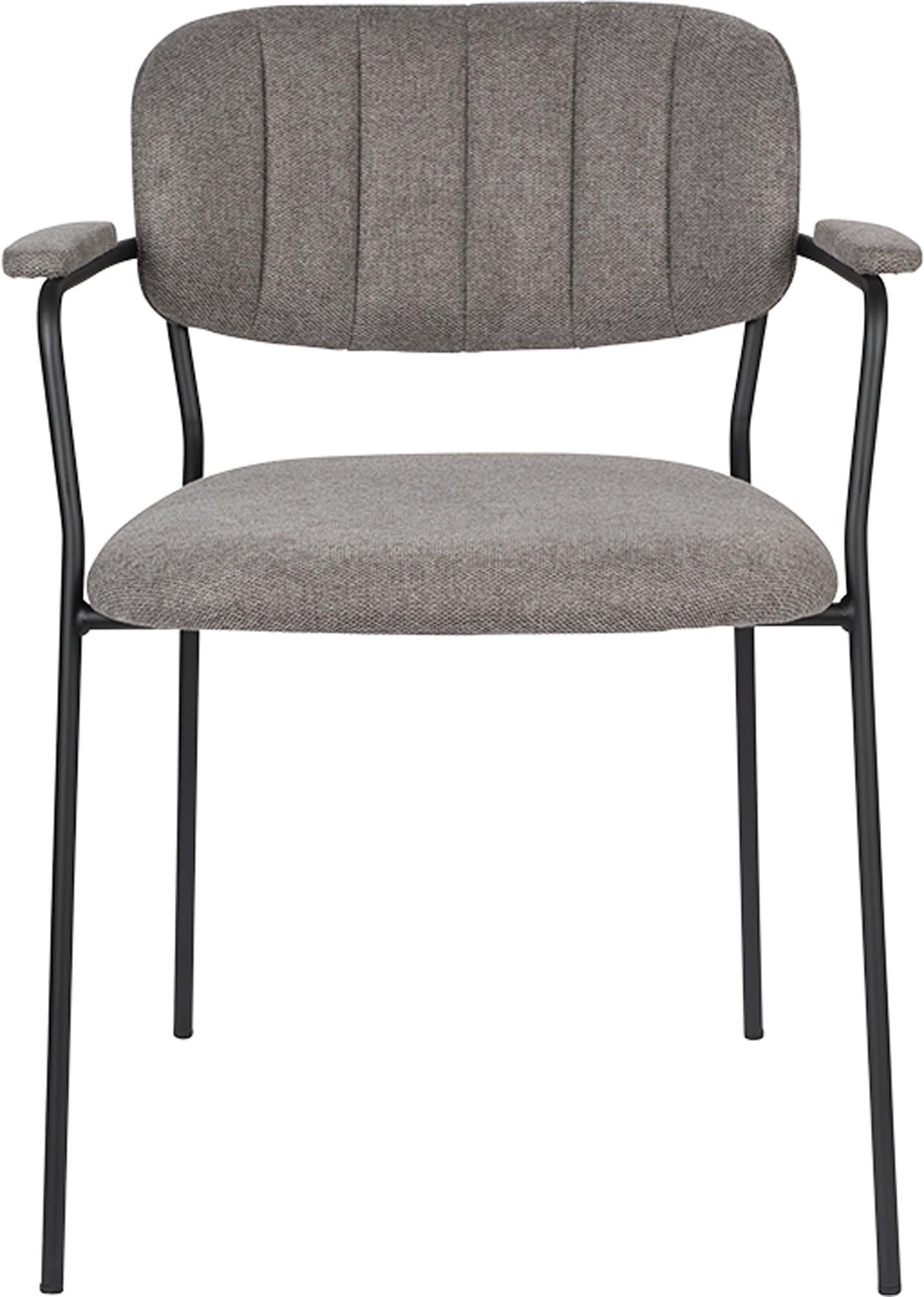 Stilvoller Jolien Armlehnstuhl, gepolstert, von White Label Living.