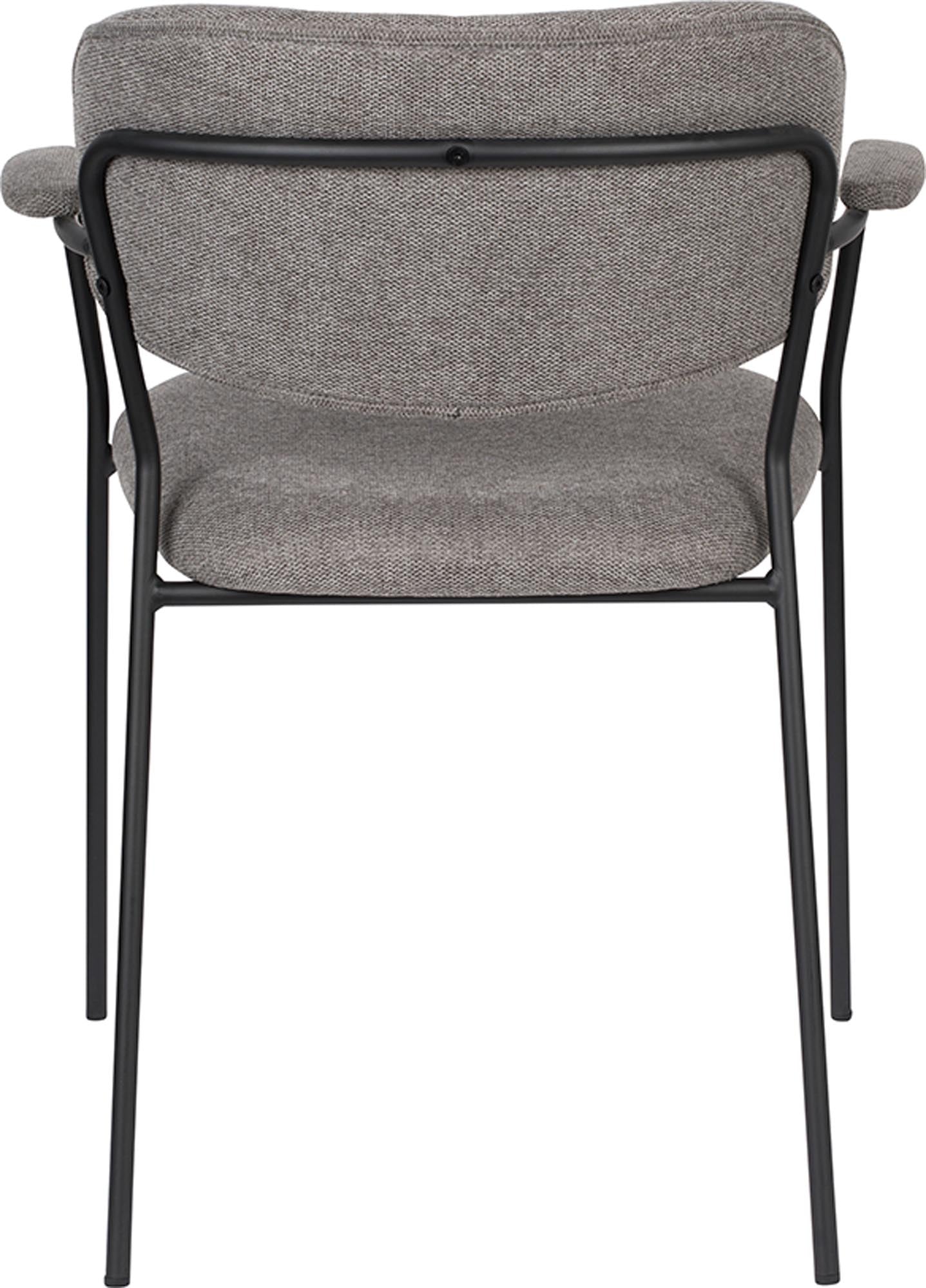 Stilvoller Jolien Armlehnstuhl, gepolstert, von White Label Living.