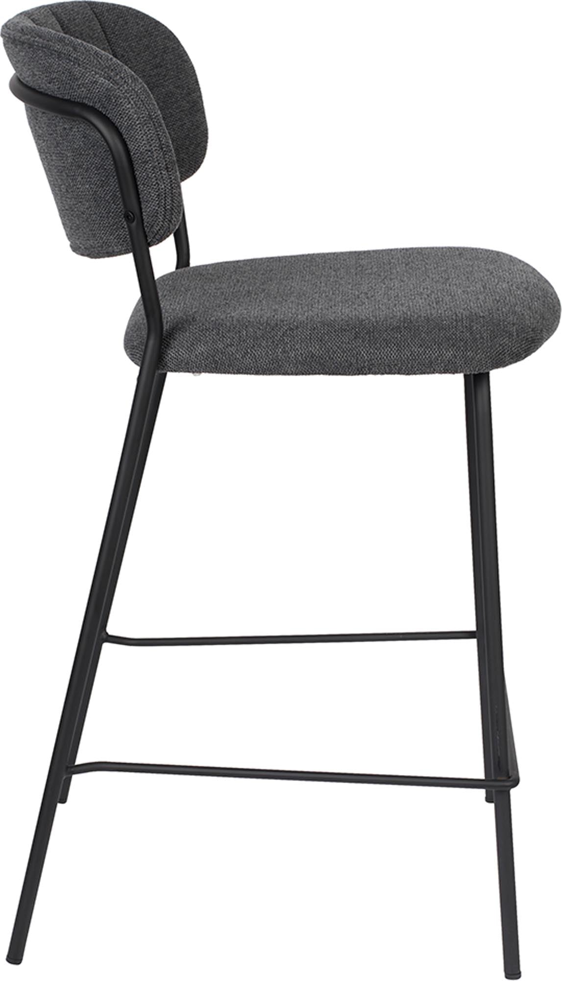 Der gepolsterte Barstuhl Jolien von White Label Living vereint Komfort und Stil. Erhältlich in verschiedenen Farben, bietet er langlebige Qualität für Ihre Bar.