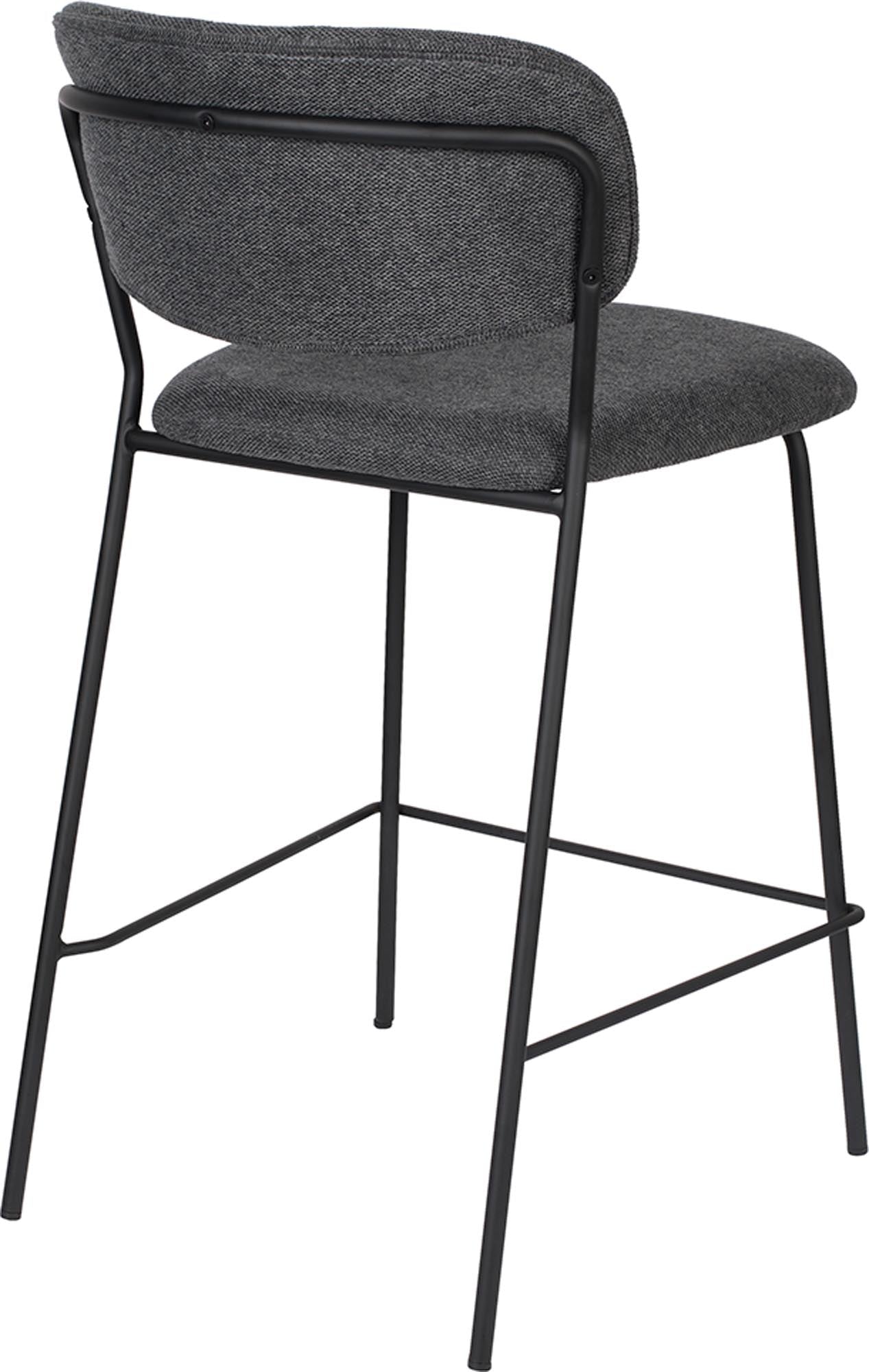 Der gepolsterte Barstuhl Jolien von White Label Living vereint Komfort und Stil. Erhältlich in verschiedenen Farben, bietet er langlebige Qualität für Ihre Bar.