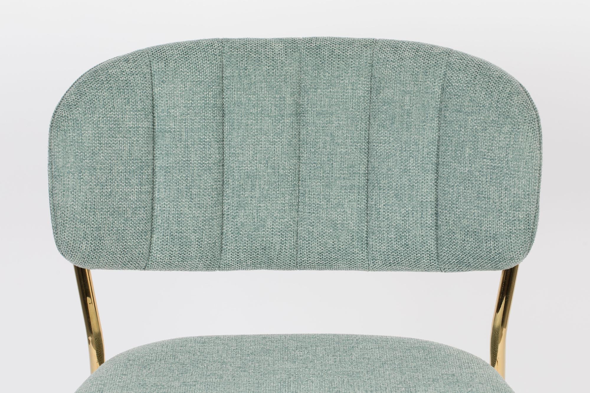 Eleganter gepolsterter Barstuhl Jolien von White Label Living: Ideal für stilvolle Akzente und gemütliche Sitzgelegenheiten in Ihrer Einrichtung.