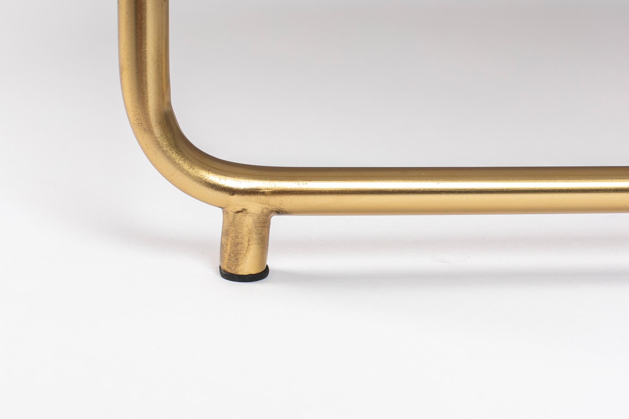 Eleganter Beistelltisch TIMPA MARBLE von White Label Living: Stilvolles Design für jeden Raum, das Funktionalität und Ästhetik vereint.