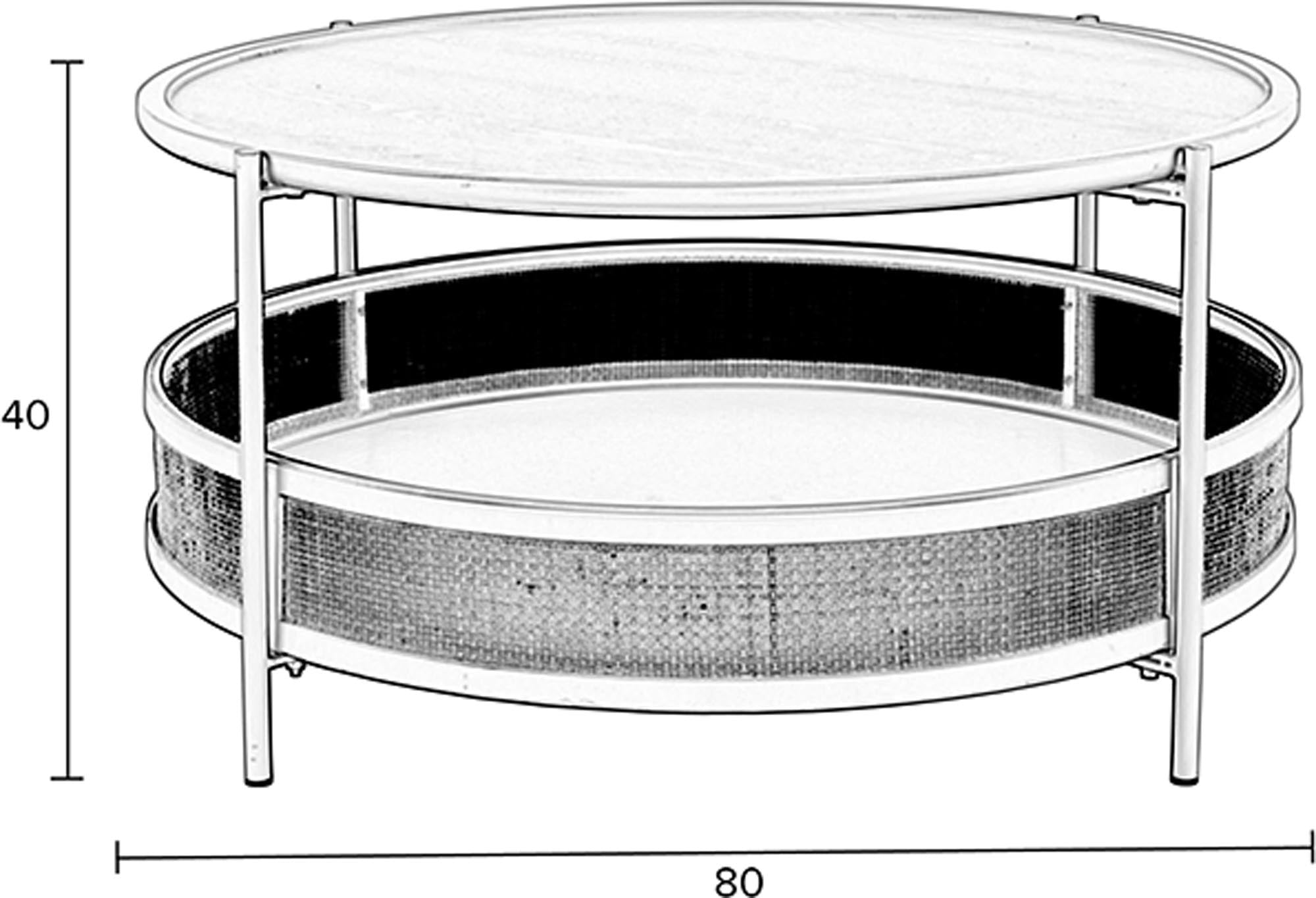 Beistelltisch MAKOTO: Stilvolle Vielseitigkeit für jeden Raum.