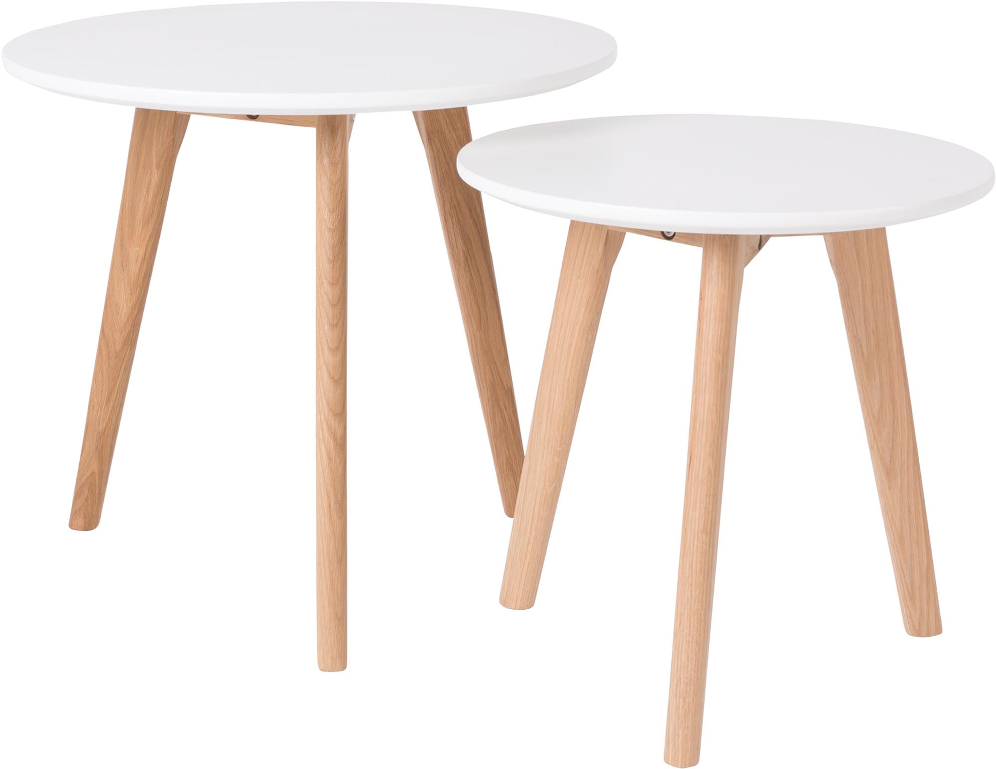 Stilvolles Beistelltisch-Set Bodine: Modernes Design, vielseitig einsetzbar in Wohnzimmer, Schlafzimmer oder Flur.