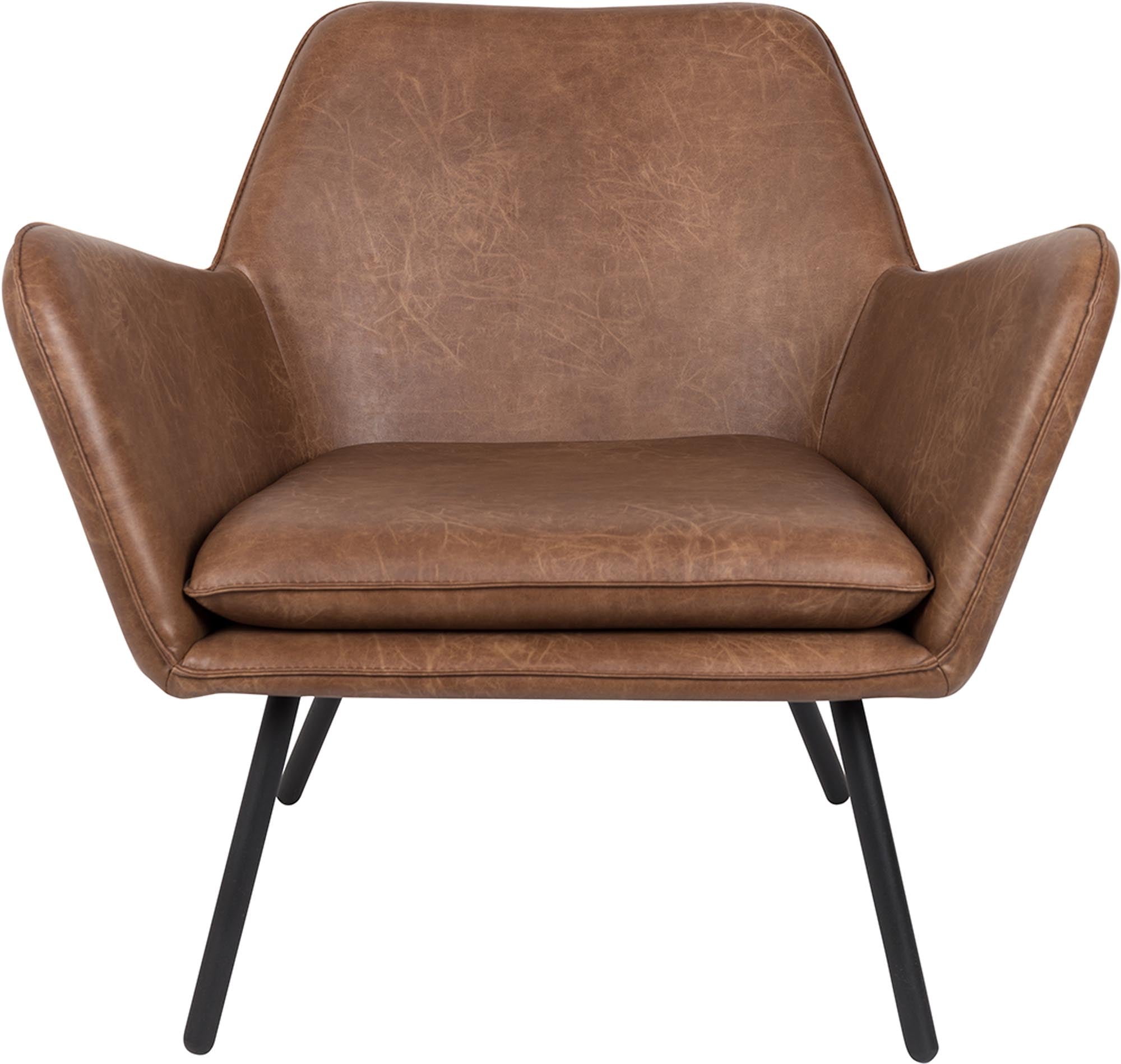 Der stilvolle Sessel BON von White Label Living überzeugt mit seinem modernen Design und zeitloser Eleganz in einem ansprechenden Grauton.