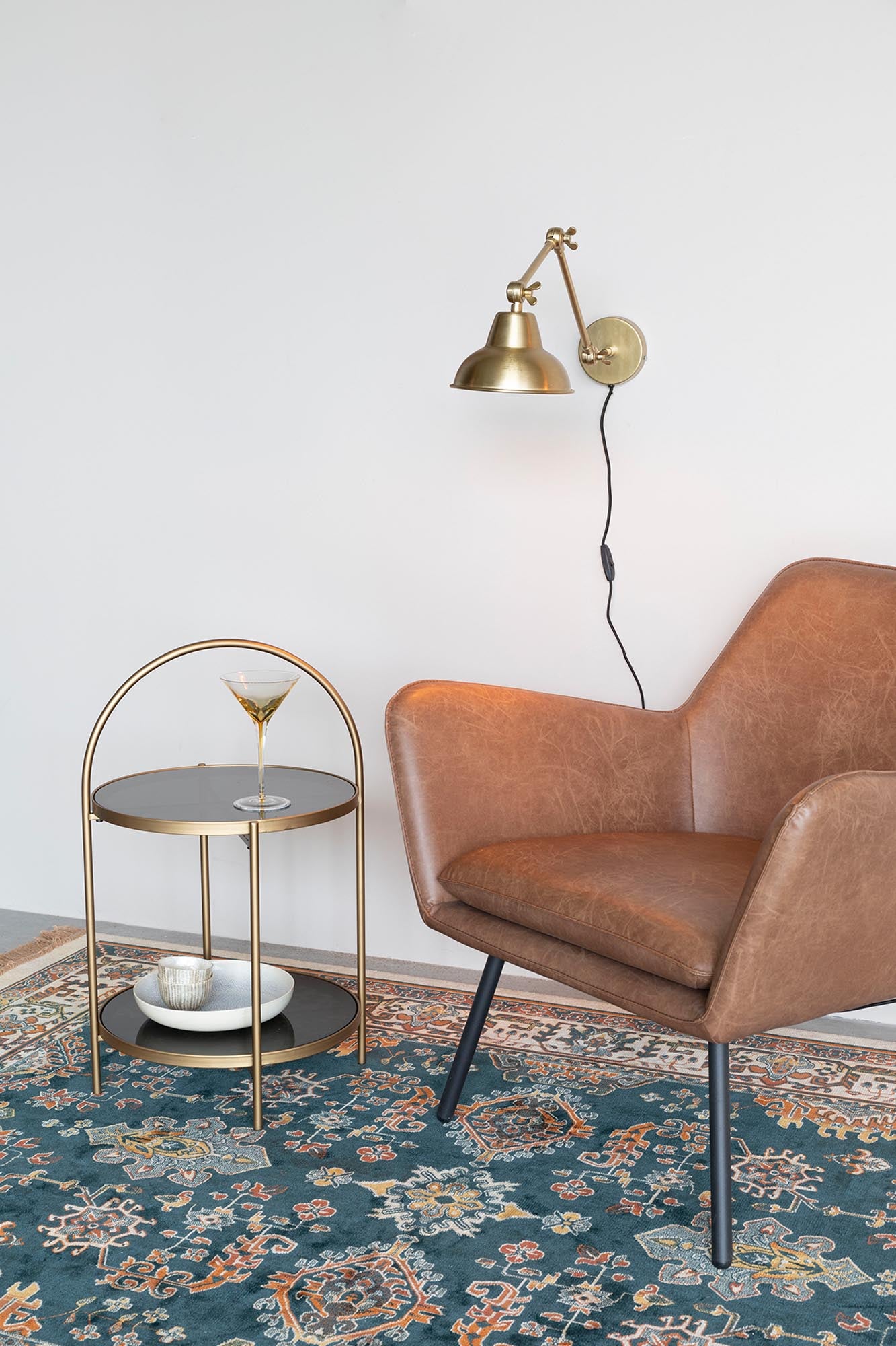 Teppich Raz von White Label Living: Ein eleganter, strapazierfähiger Teppich, der jedem Raum Stil und Gemütlichkeit verleiht.