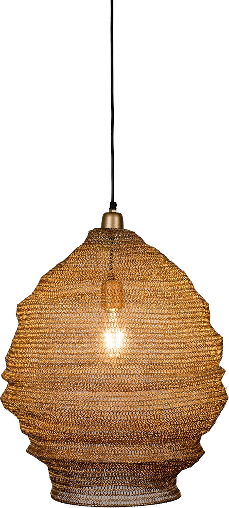 Pendelleuchte Lena von White Label Living: Elegante Lichtquelle mit zeitgemäßem Flair für einladende Wohnräume.