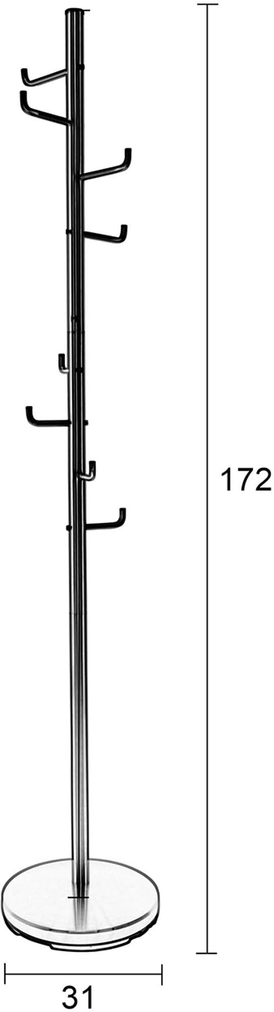 Eleganter HOOKED Kleiderständer von White Label Living für Ihr Zuhause.