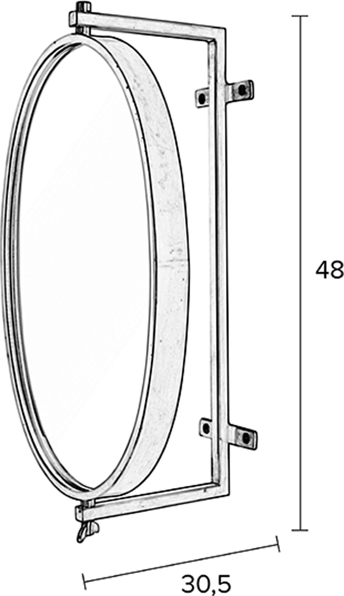 Entdecken Sie den zeitlosen "Lara" Spiegel von White Label Living – ein stilvolles Möbelstück, das Eleganz und Funktionalität in Ihr Zuhause bringt.