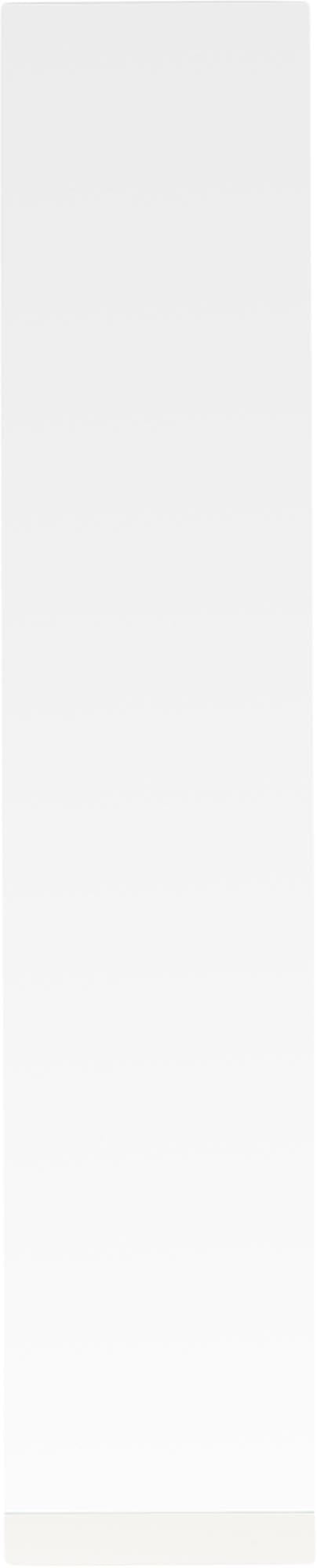 Eleganter, weisser Standspiegel von White Label Living, bruchsicheres Glas, MDF-Rahmen, ideal für Schlafzimmer und Flure.