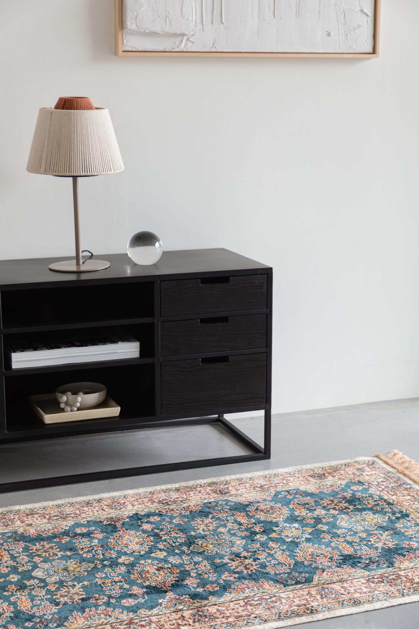 Teppich Raz 240x80 von White Label Living: Elegantes Design, langlebig und perfekt für zeitgemässe Wohnräume.