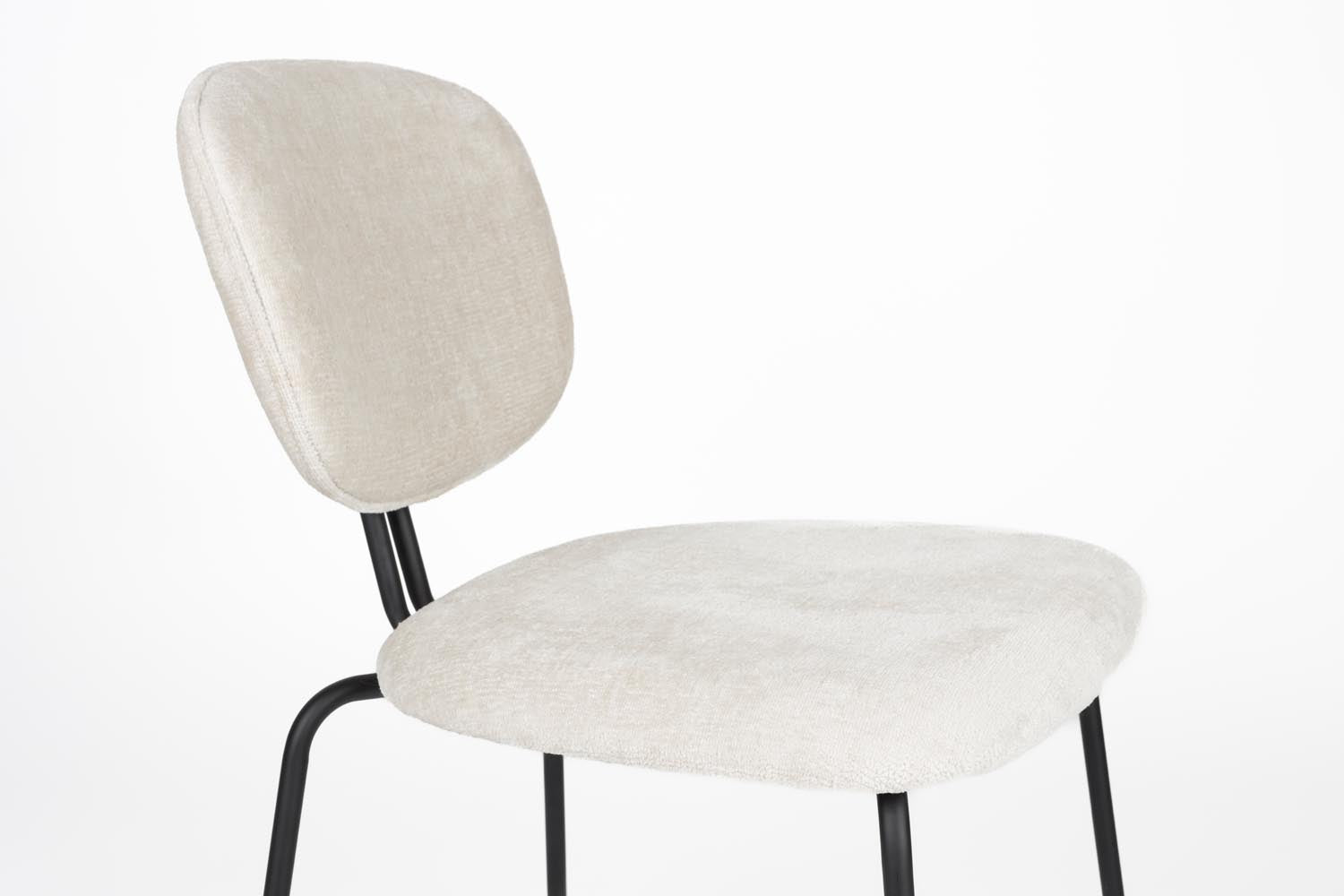 Moderner Bouton Stuhl in Off-White von White Label Living.