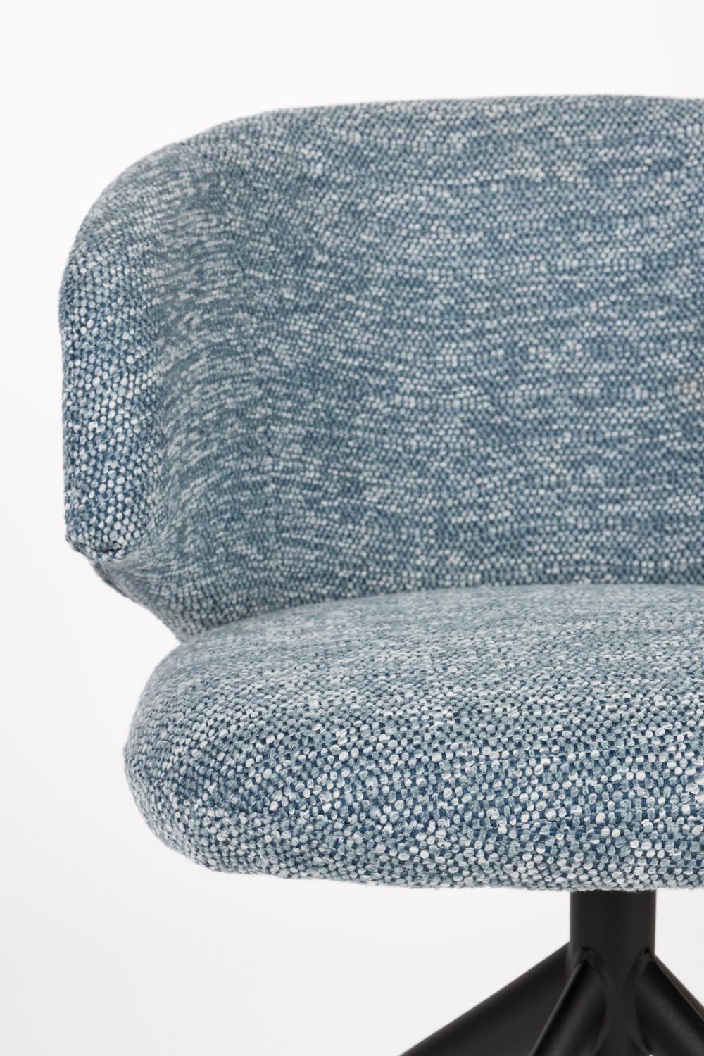 Stilvoller Balado Stuhl in Blau von White Label Living für modernes Wohnen.