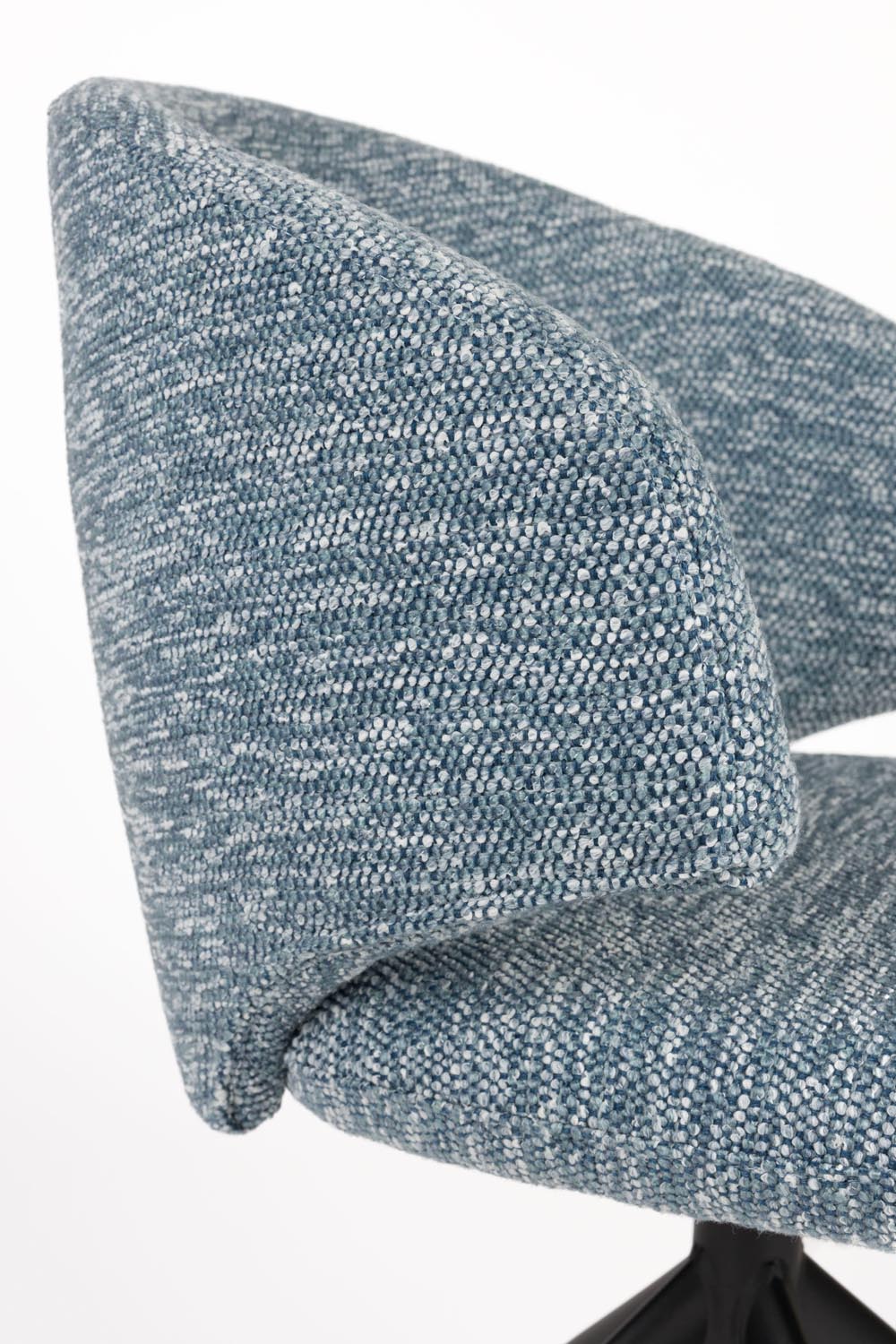 Stilvoller Balado Stuhl in Blau von White Label Living für jeden Raum.