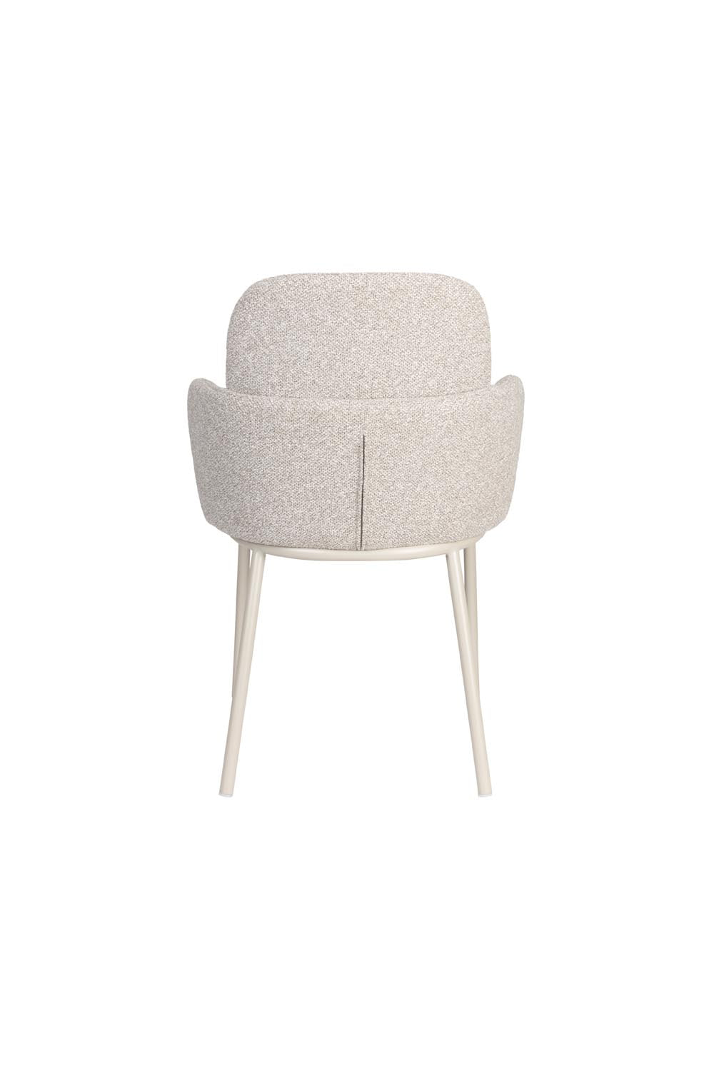 Stilvoller Sessel Jerrico in Hellbeige von White Label Living – ideal für Komfort und Eleganz in jedem Raum.