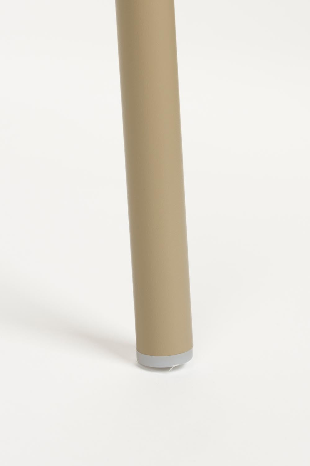 Eleganter Armlehnstuhl Jessica Beige von White Label Living. Ideal für Esszimmer und Wohnzimmer, vereint modernes Design mit hohem Komfort.